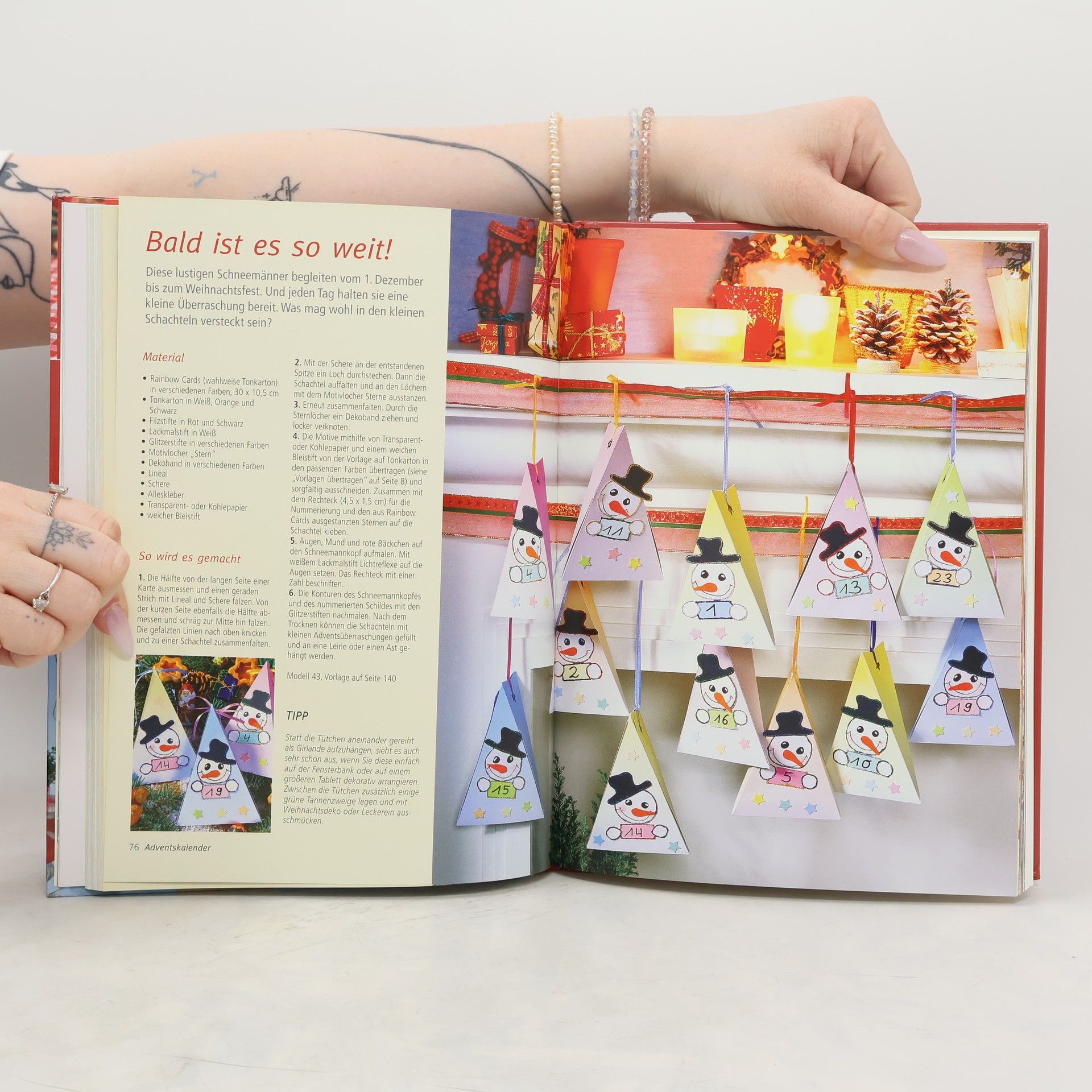 Das große Bastelbuch zur Weihnachtszeit