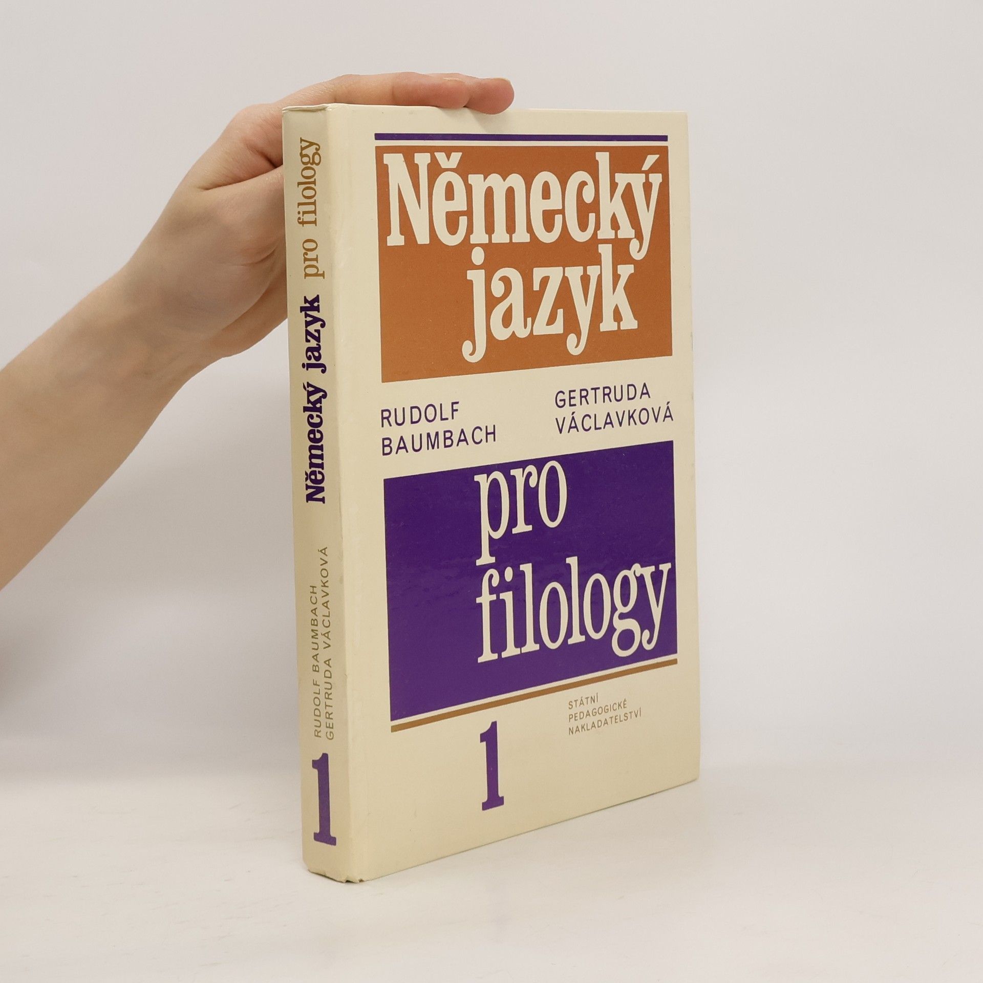 Rudolf Baumbach Německý jazyk pro filology 1