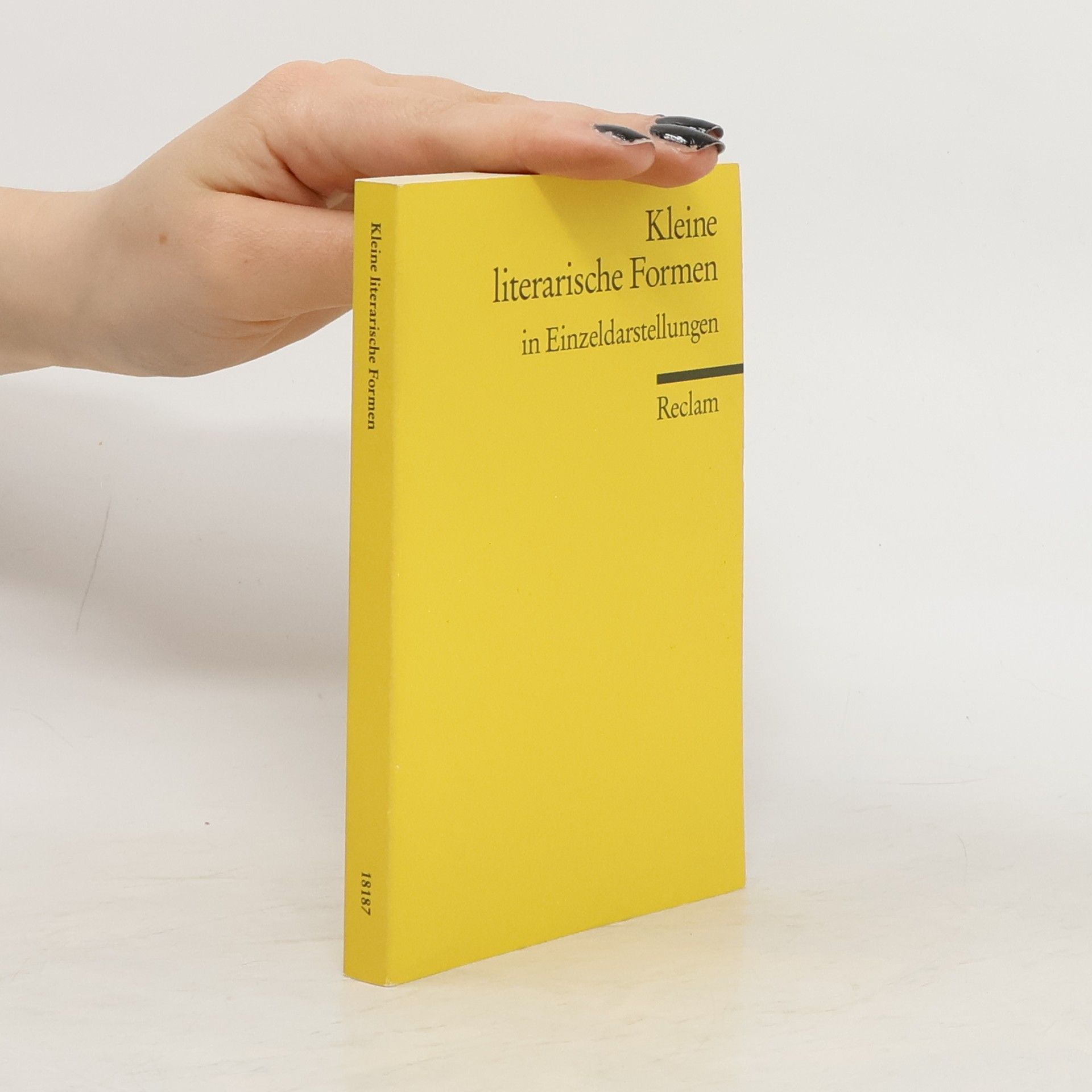 AA.VV. Kleine literarische Formen in Einzeldarstellungen