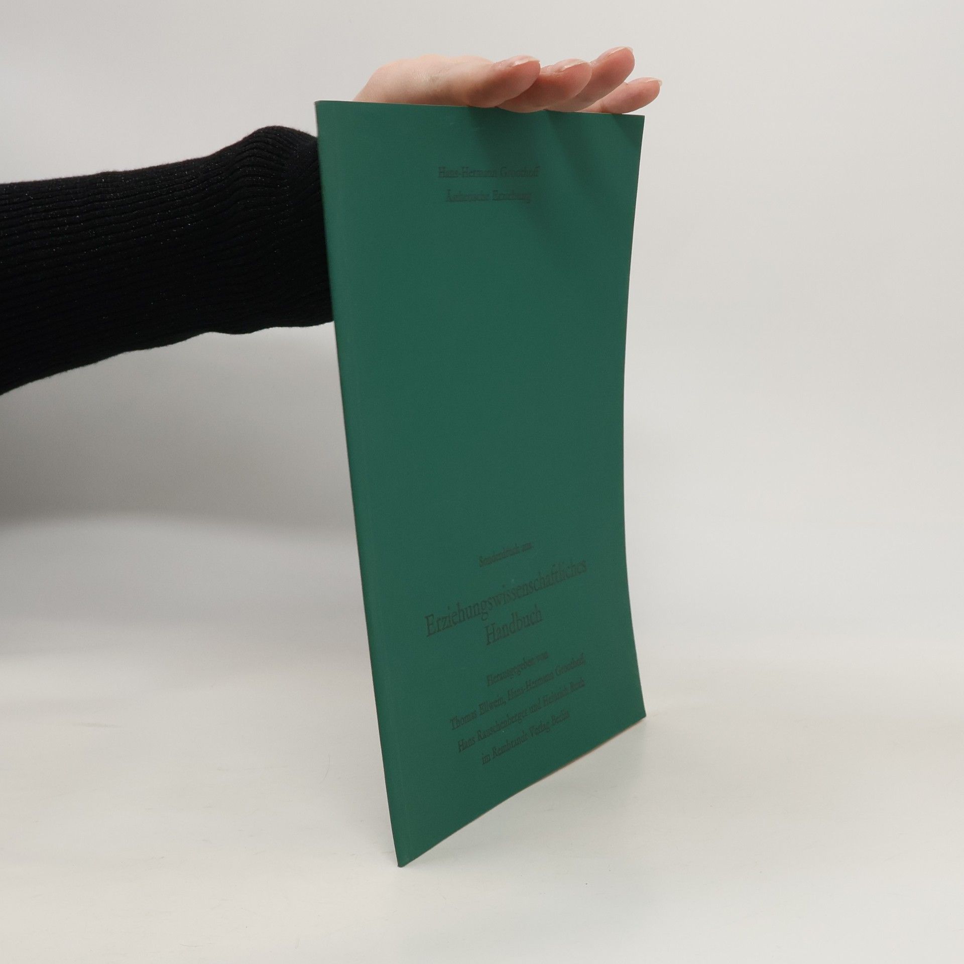 Autorenkollektiv Erziehungwissenschaftliches Handbuch