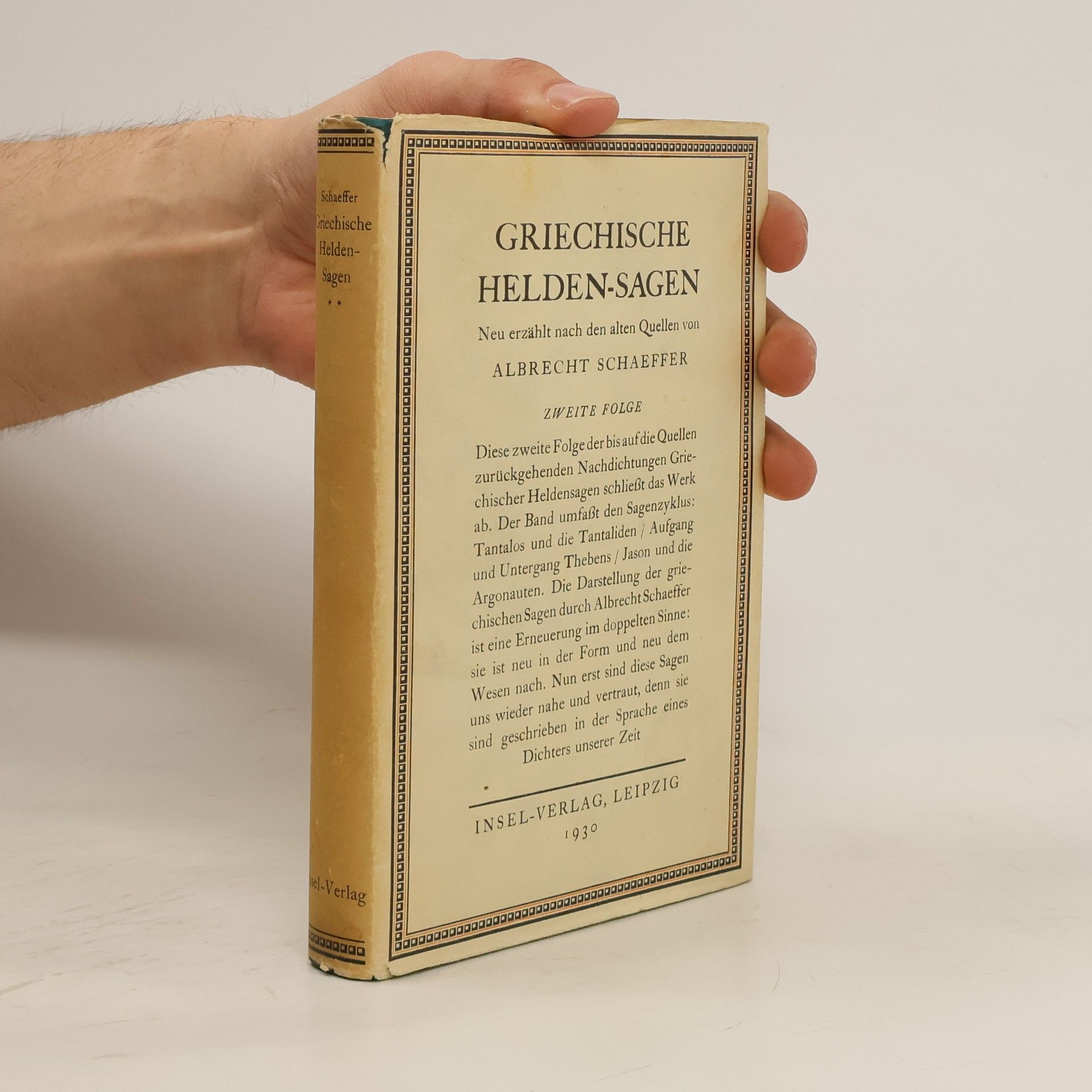 Albrecht Schaeffer Griechische Heldensagen 2