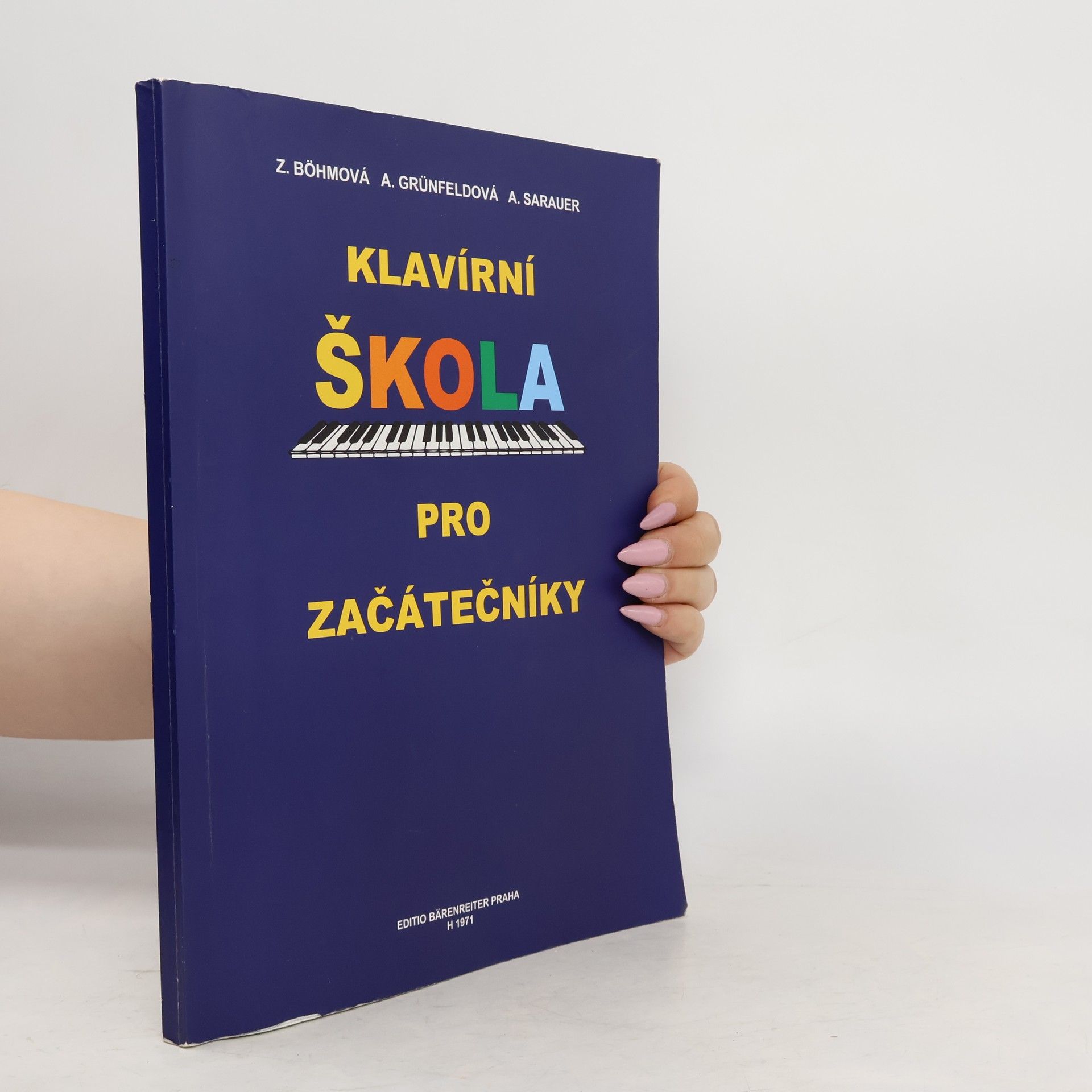 Alois Sarauer Klavírní škola pro začátečníky