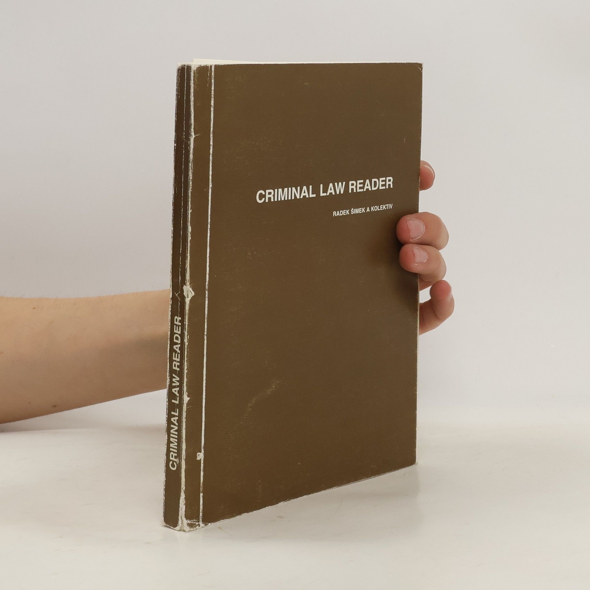 Radek Šimek Criminal law reader