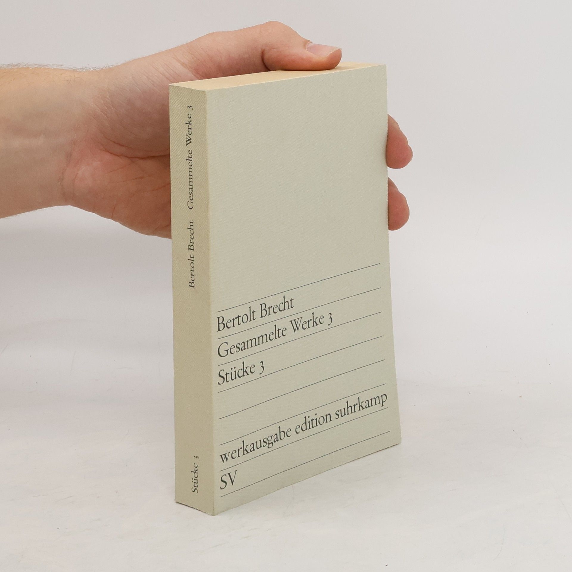 Bertolt Brecht Gesammelte Werke 3