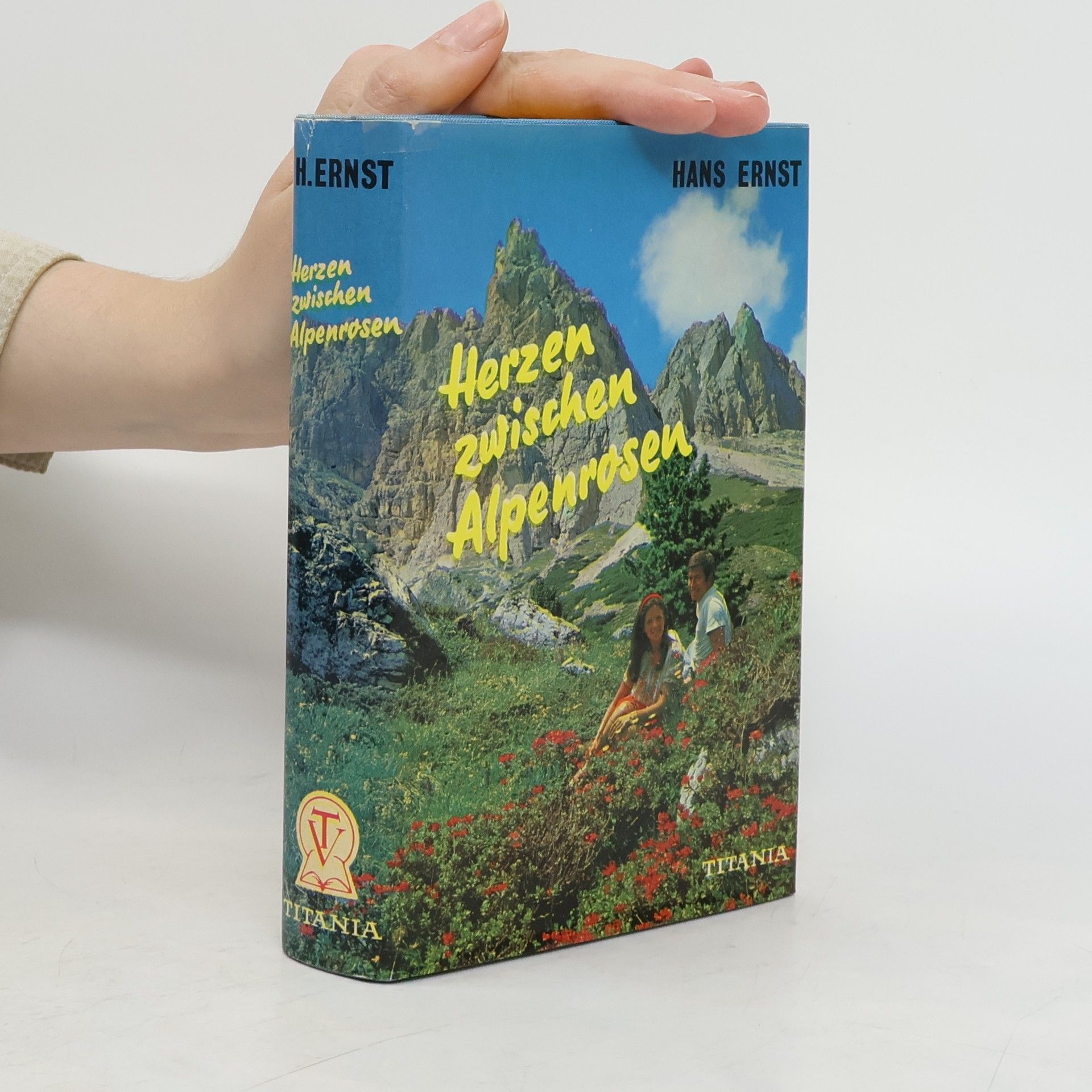 Hans Ernst Herzen zwischen Alpenrosen