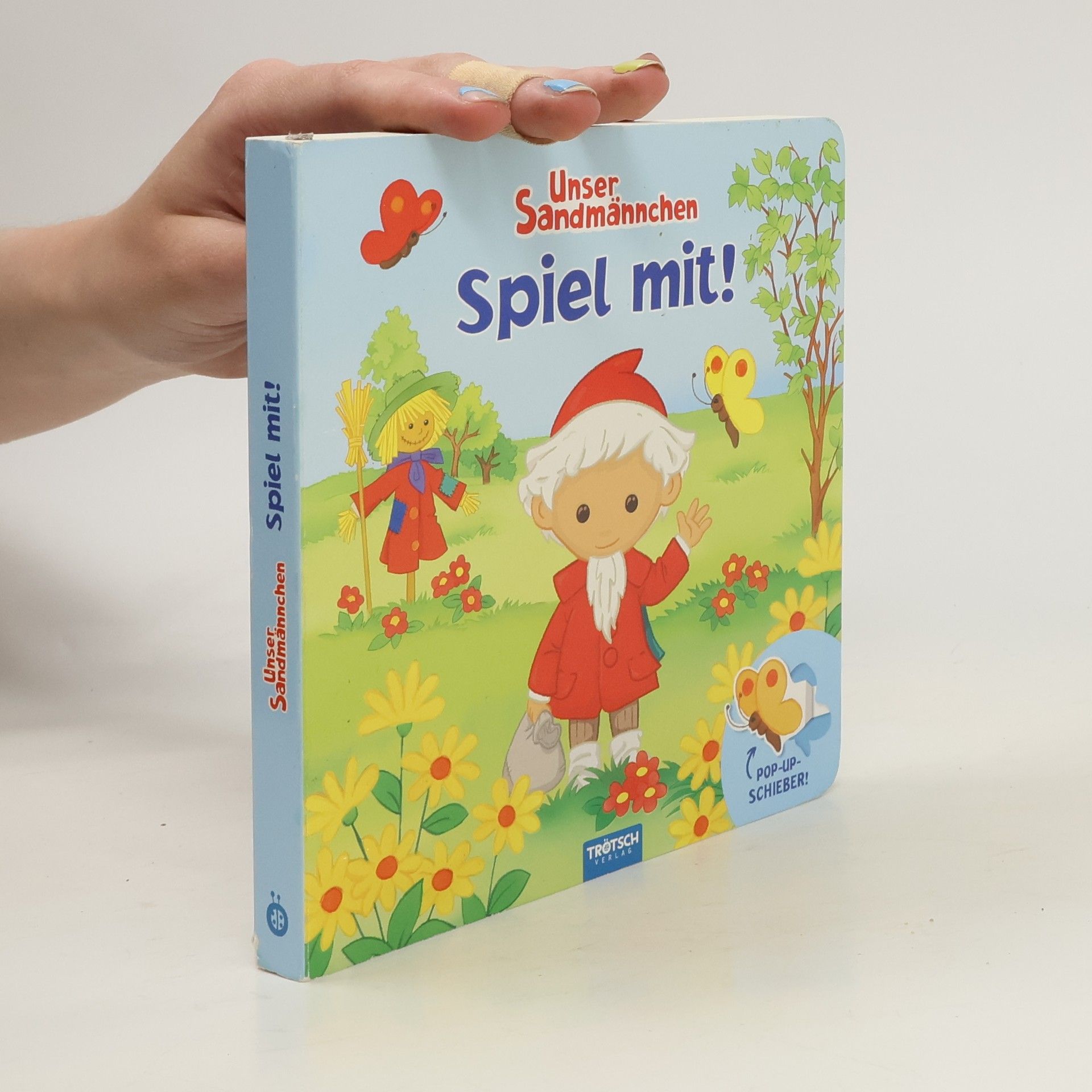 Trötsch Verlag Trötsch Unser Sandmännchen Spiel mit Pappenbuch mit Pop-up-Schiebern