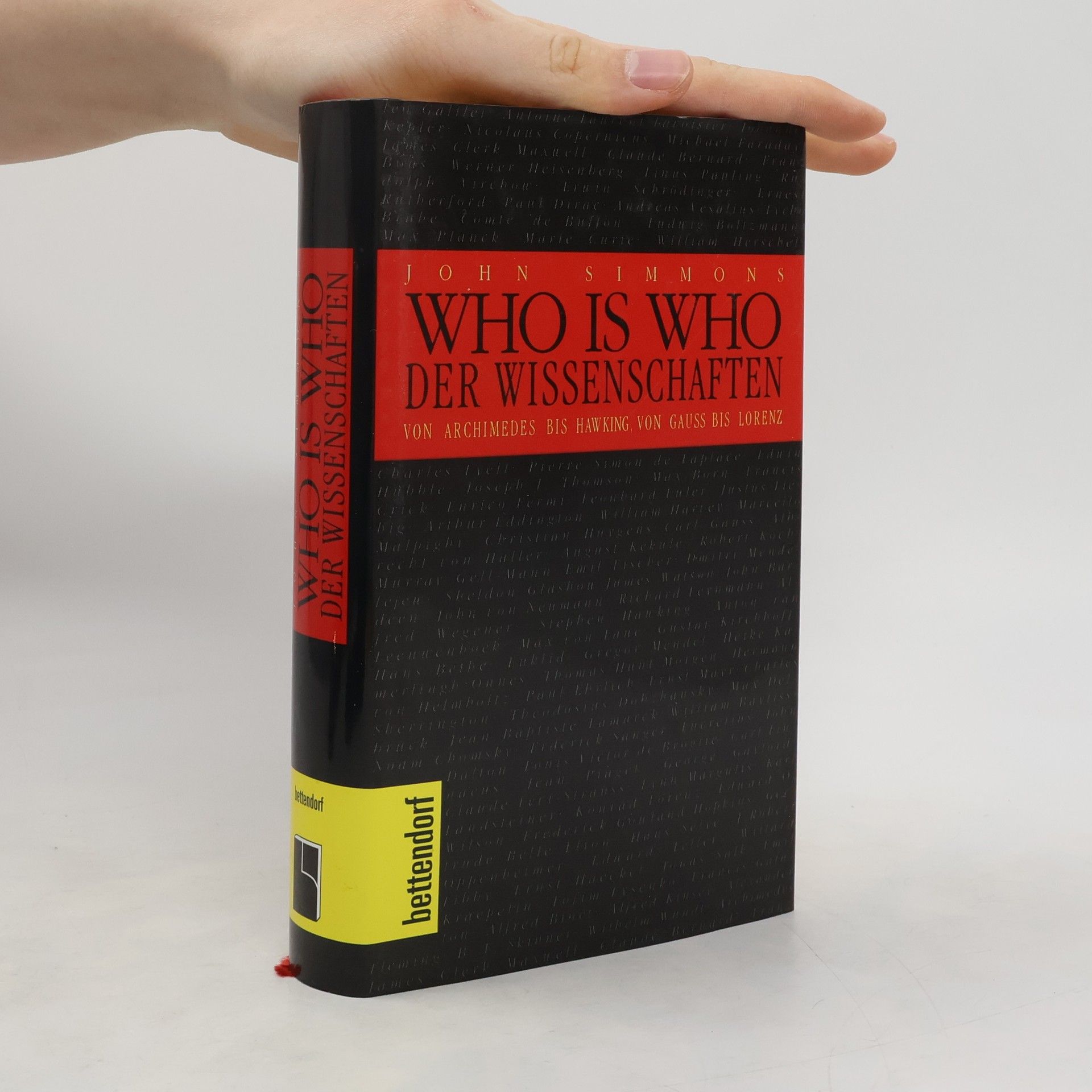 John Galbraith Simmons Who is who der Wissenschaften