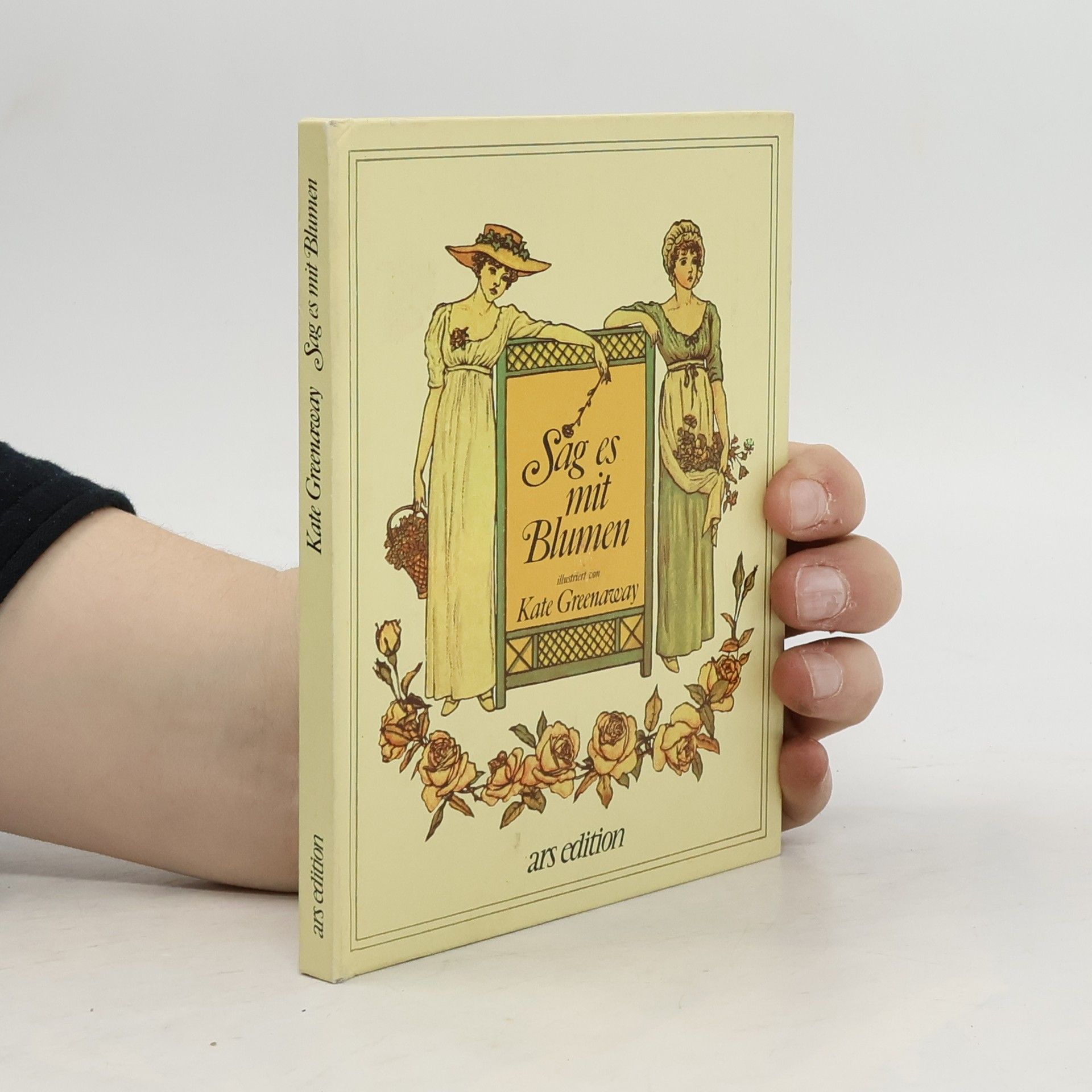 Kate Greenaway Sag es mit Blumen