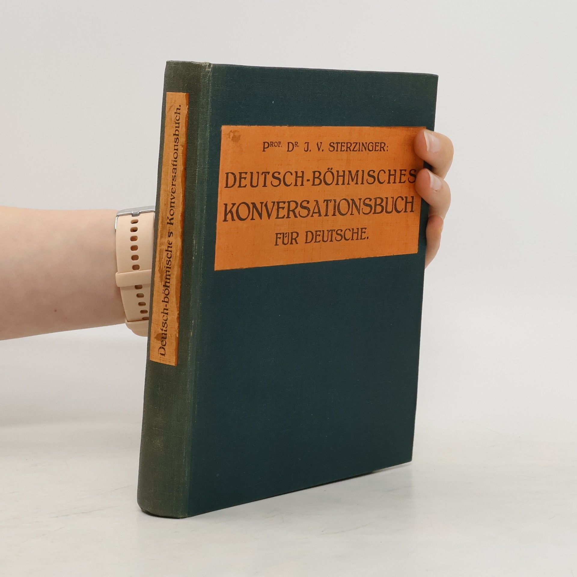 Josef V. Sterzinger Deutsch-böhmisches Konversations-Buch = Kniha česko-německé konversace