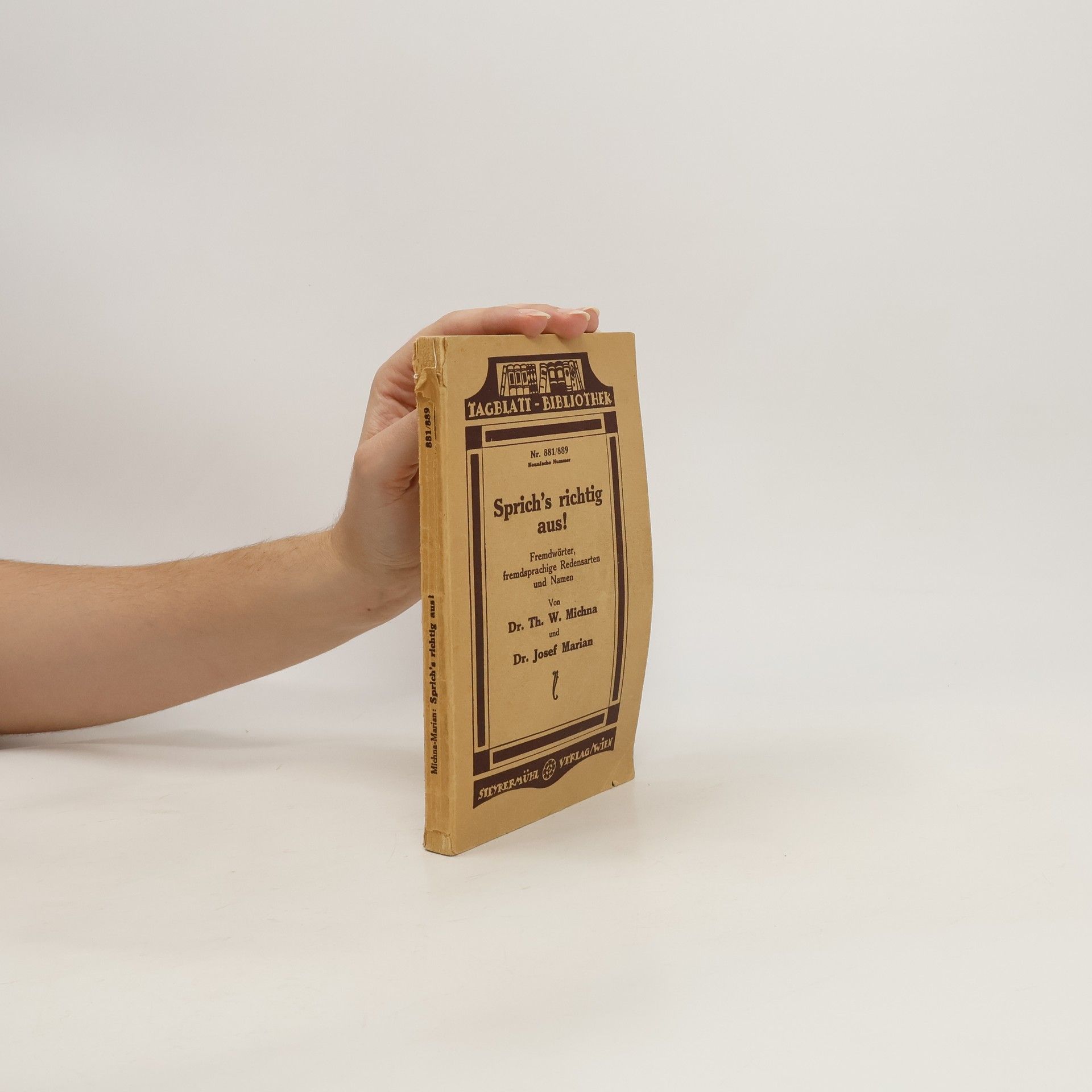 Theodor Walther Michna Sprich's richtig aus!