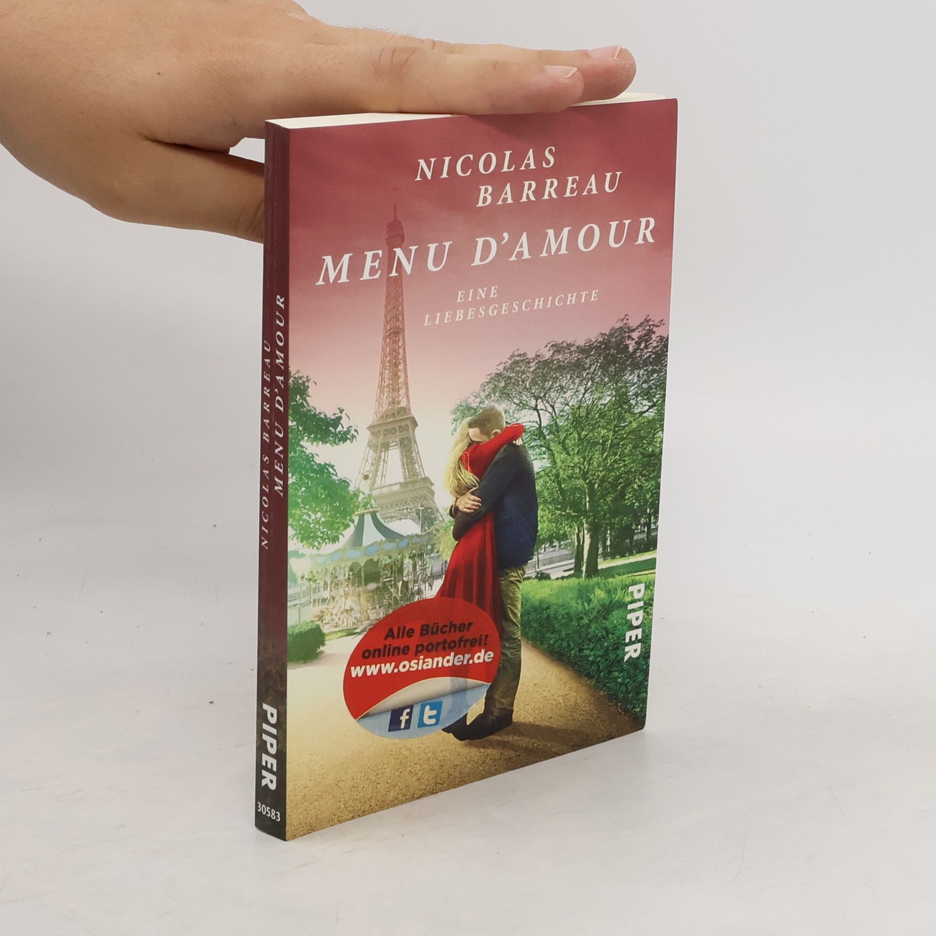 Nicolas Barreau Menu d'amour
