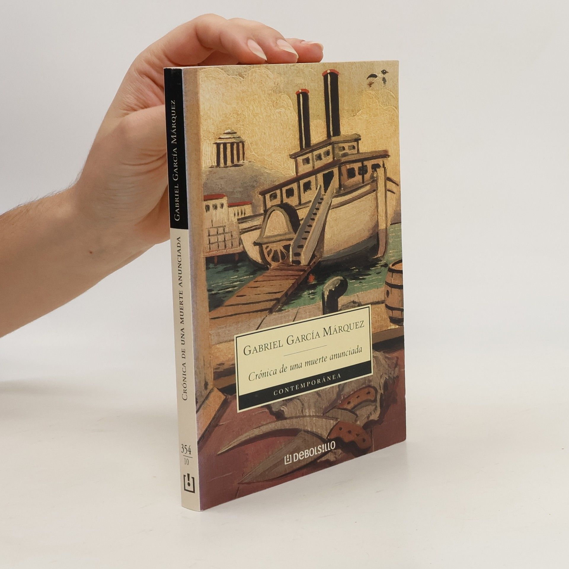 Gabriel García Márquez Cronica De Una Muerte Anunciada. Chronik eines angekündigten Todes, spanische Ausgabe