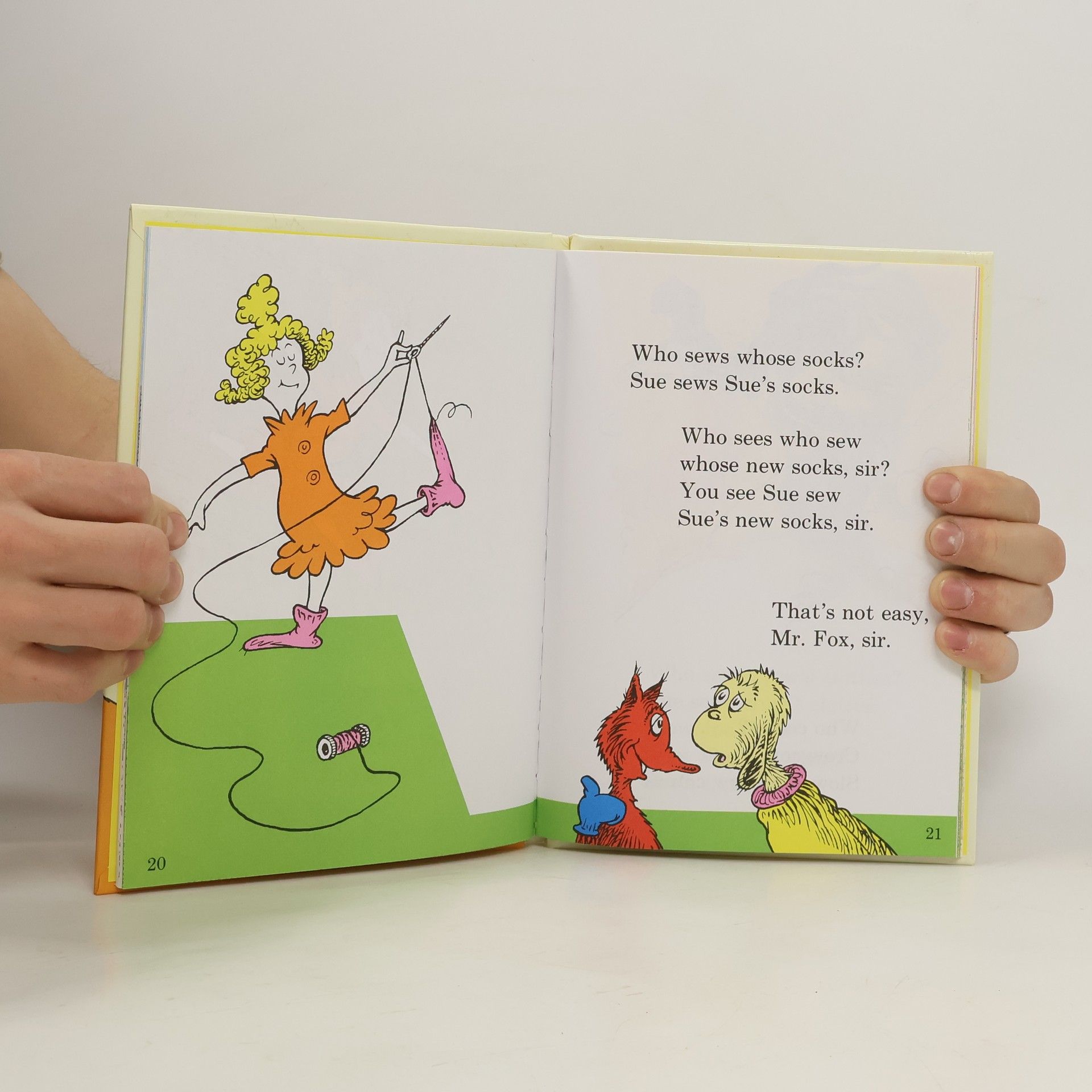 Dr. Seuss Fox in Socks