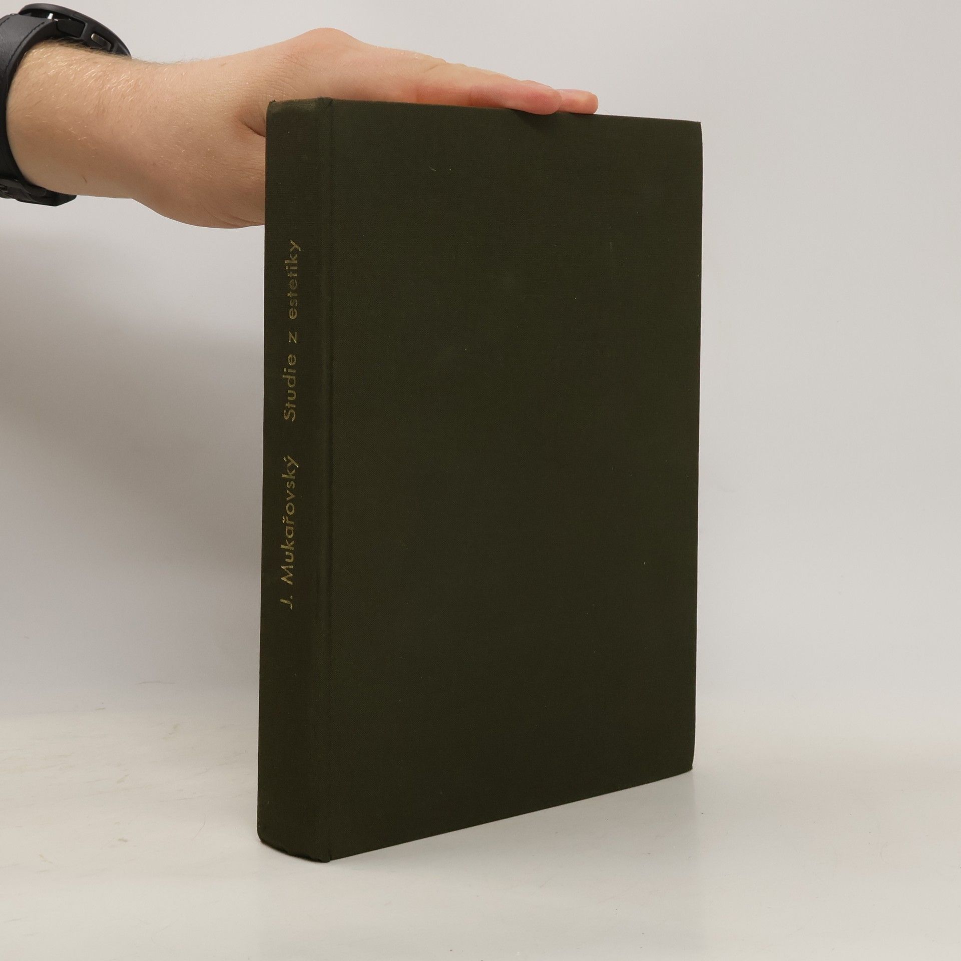 Jan Mukařovský Studie z estetiky