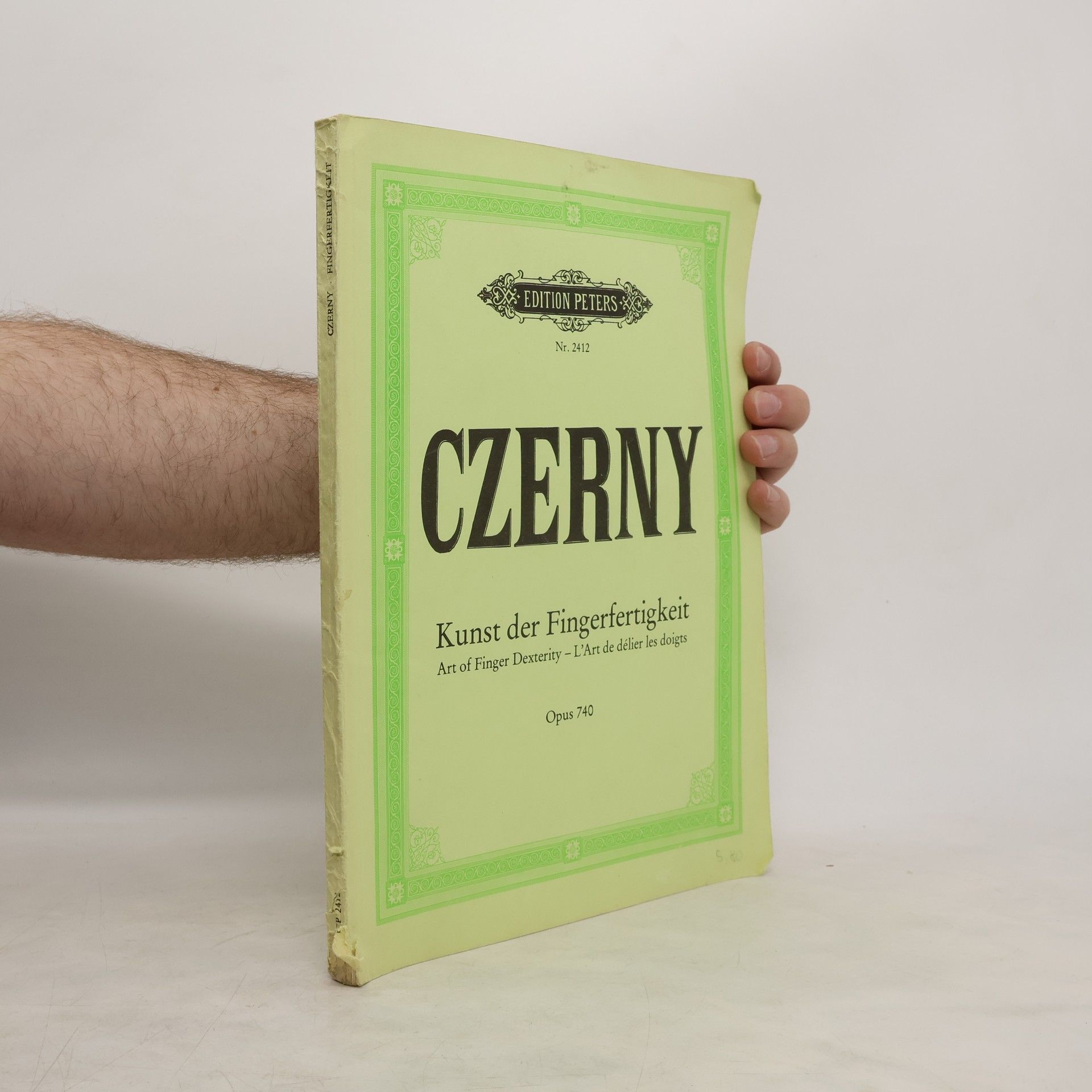 Collectif d'auteurs Czerny. Kunst der Fingerfertigkeit