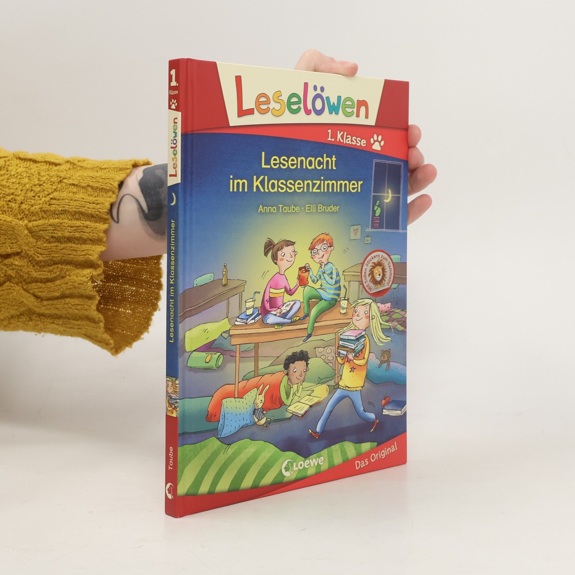 Anna Taube Lesenacht im Klassenzimmer
