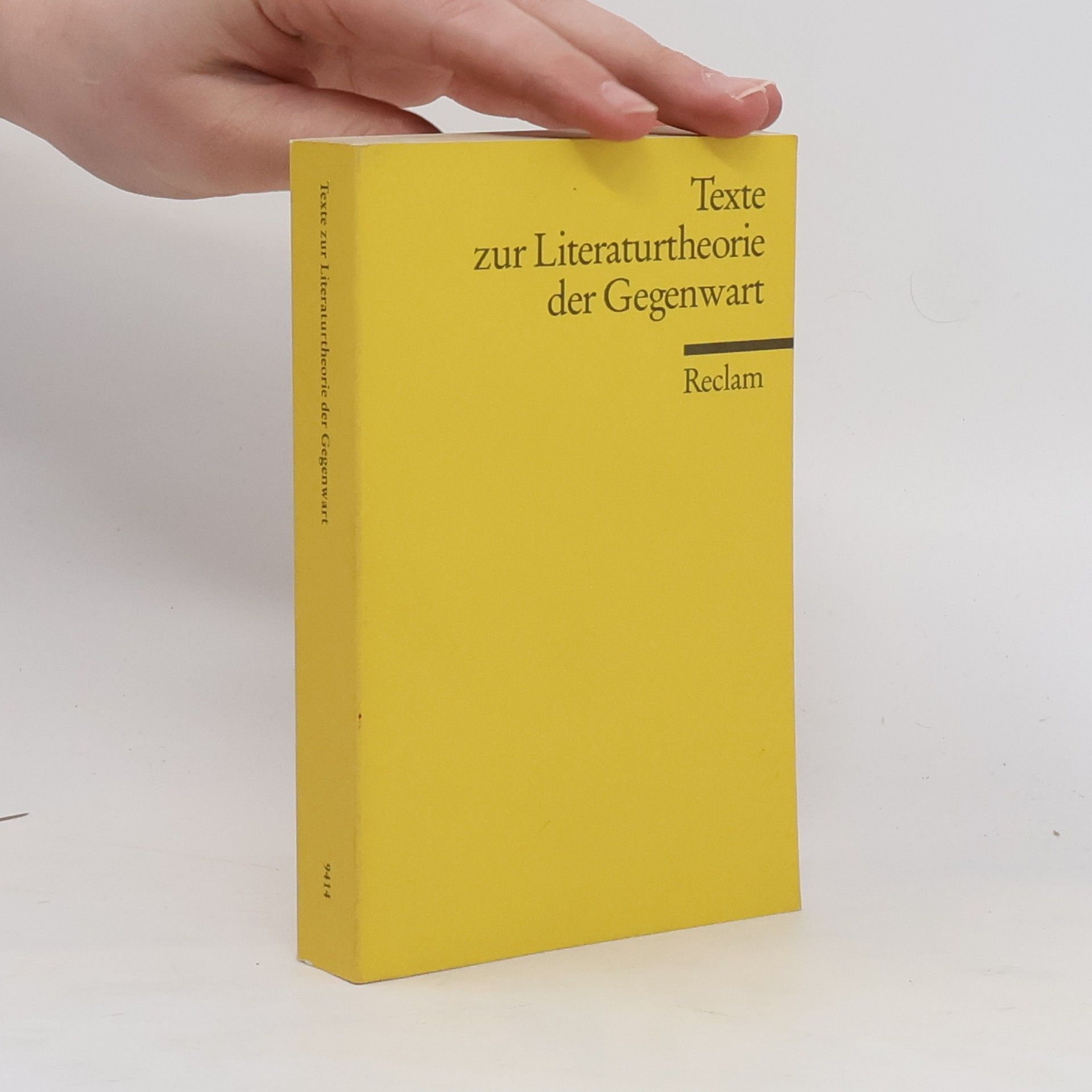 Dorothee Kimmich Texte zur Literaturtheorie der Gegenwart