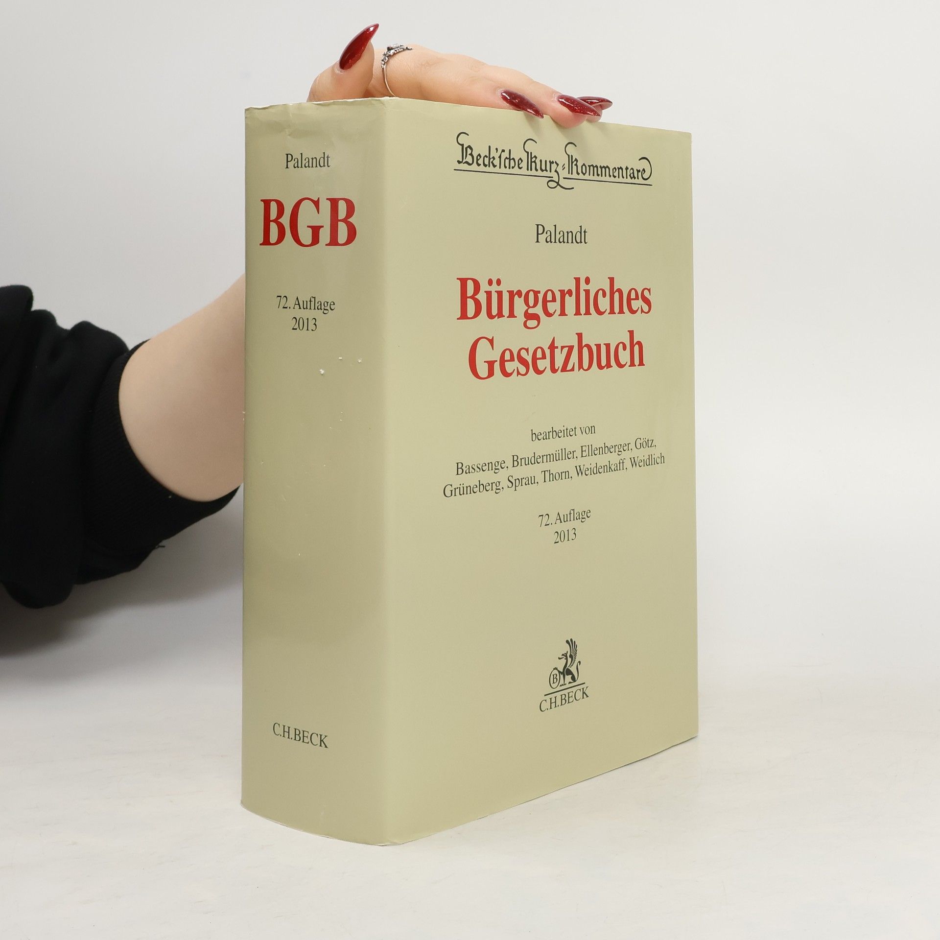Otto Palandt Bürgerliches Gesetzbuch