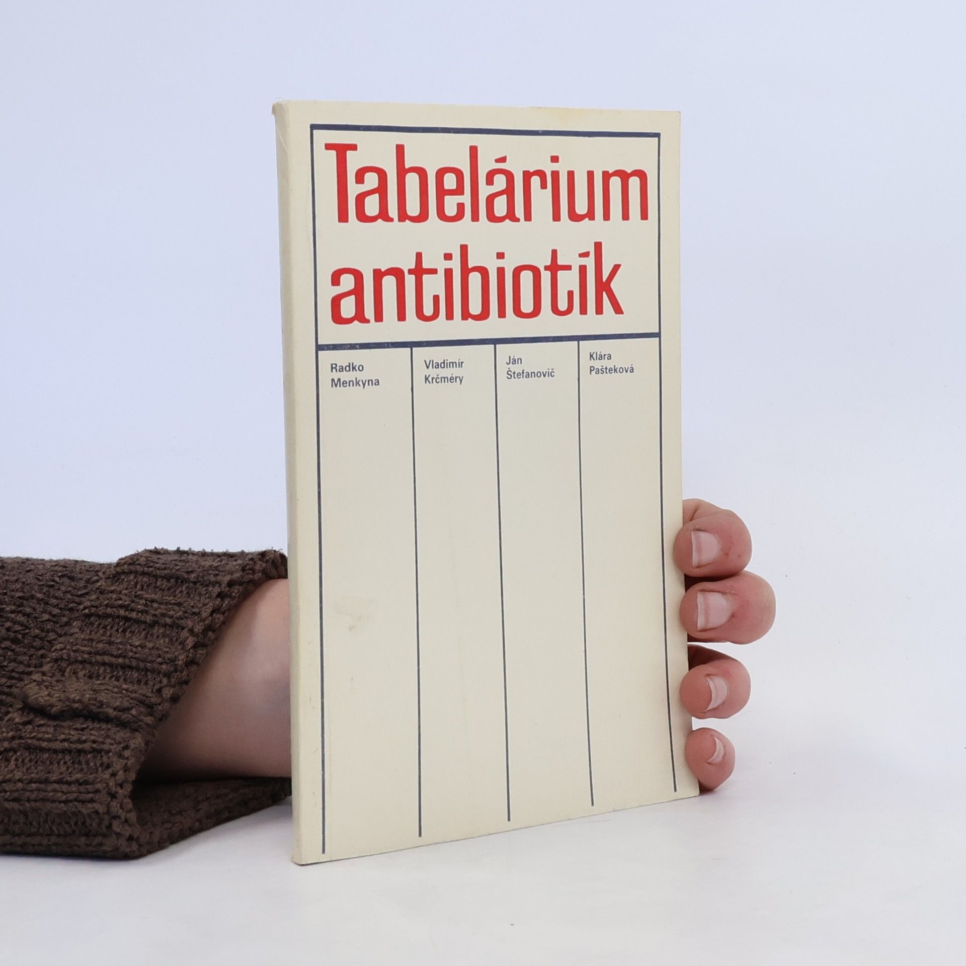 Radko Menkyna Tabelárium antibiotík