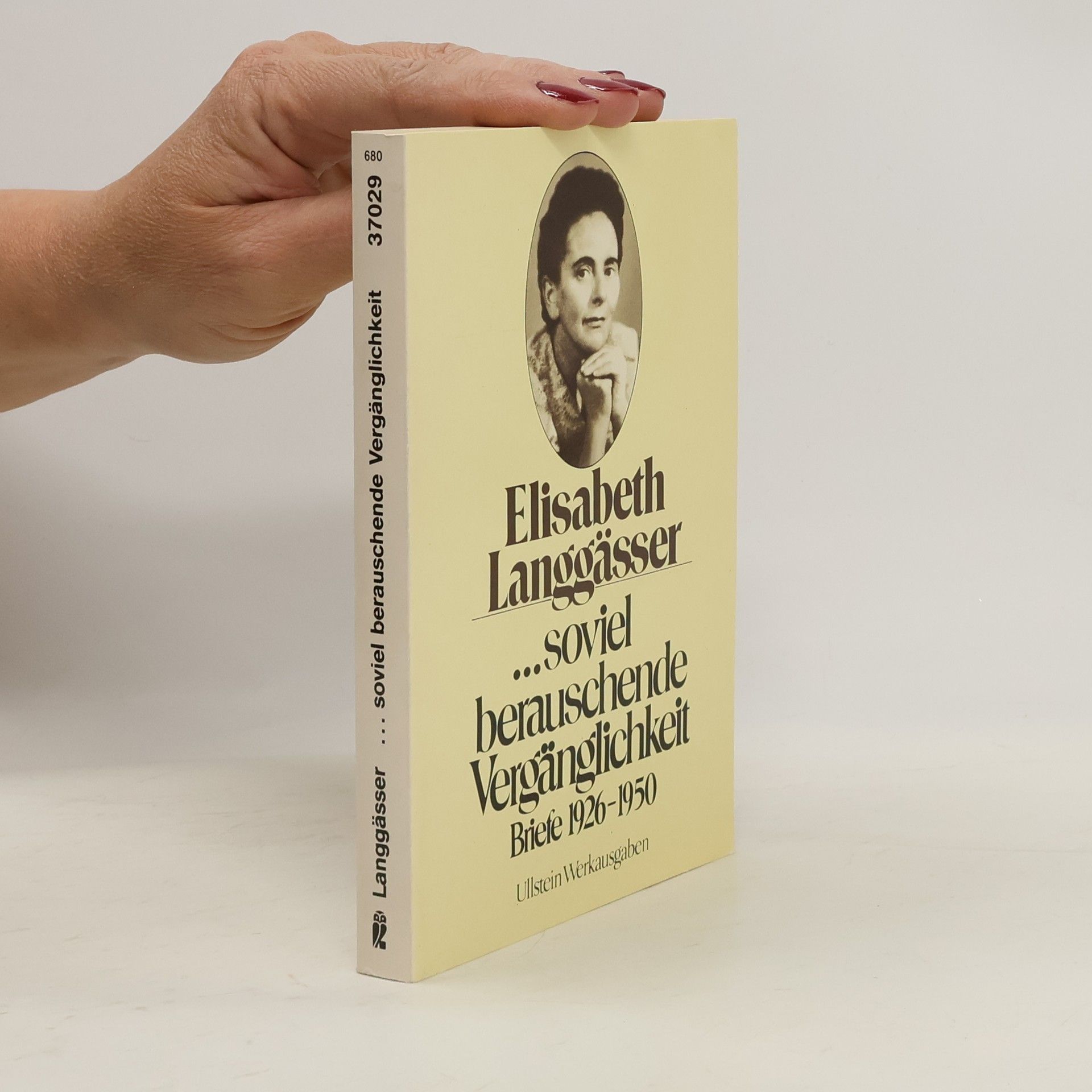 Elisabeth Langgässerová ... Soviel berauschende Vergänglichkeit