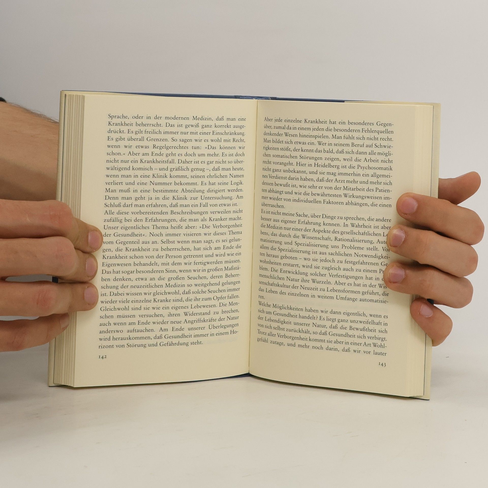Hans-Georg Gadamer Über die Verborgenheit der Gesundheit
