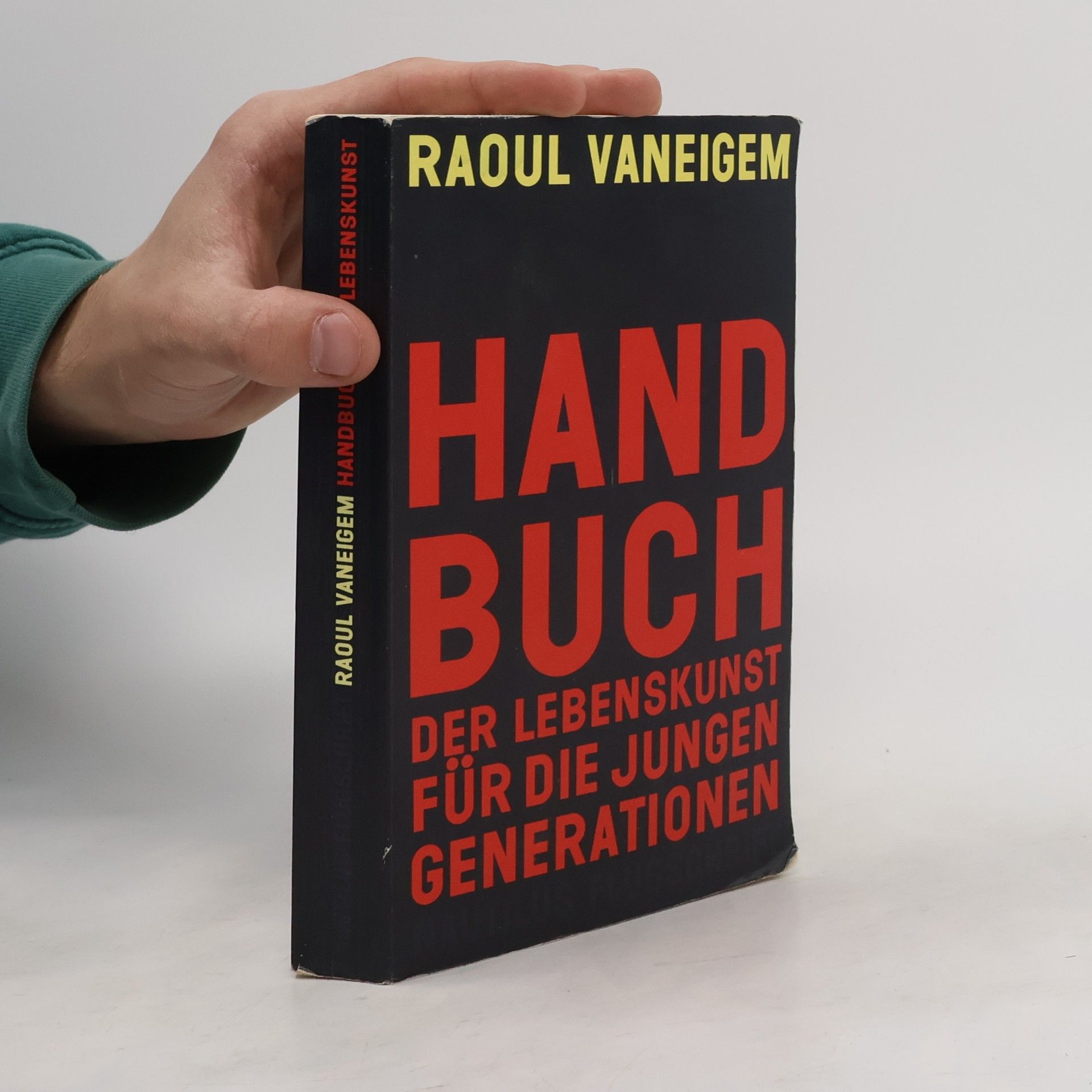 Raoul Vaneigem Handbuch der Lebenskunst für die jungen Generationen