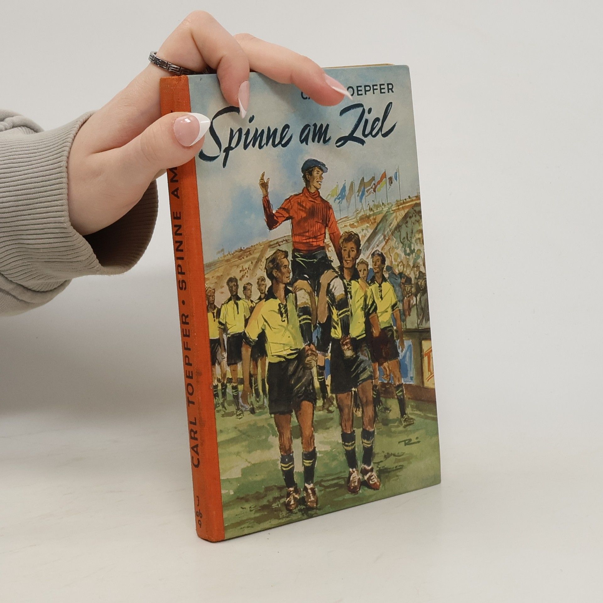 Carl Toepfer Spinne am Ziel