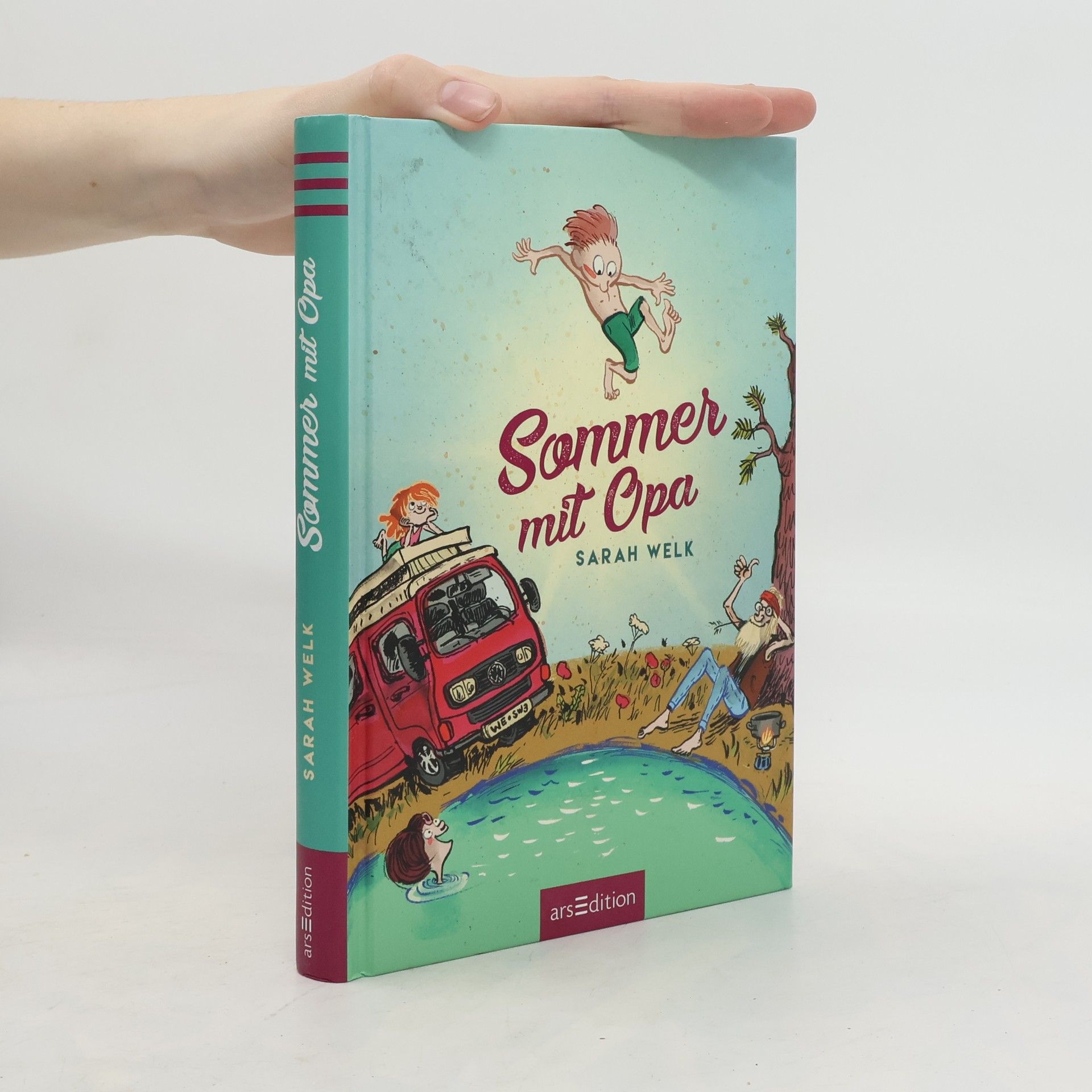 Sarah Welk Sommer mit Opa