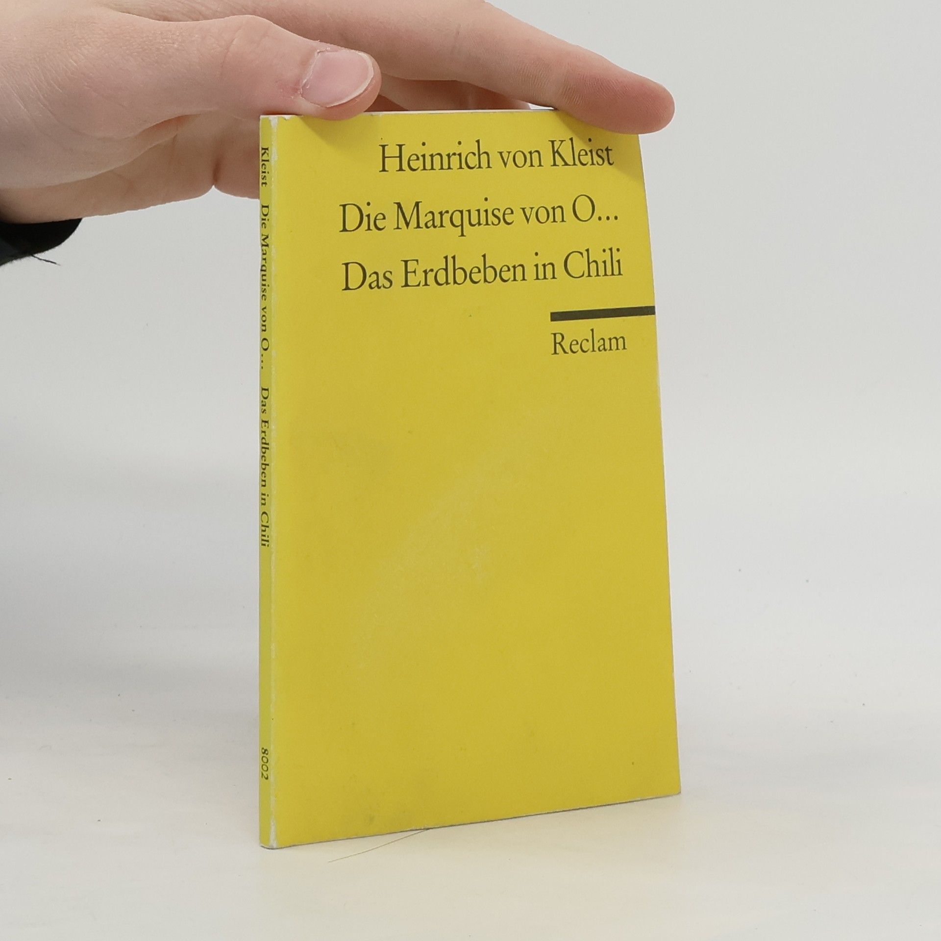 Christian Wagenknecht Die Marquise von O...  Das Erdbeben in Chili
