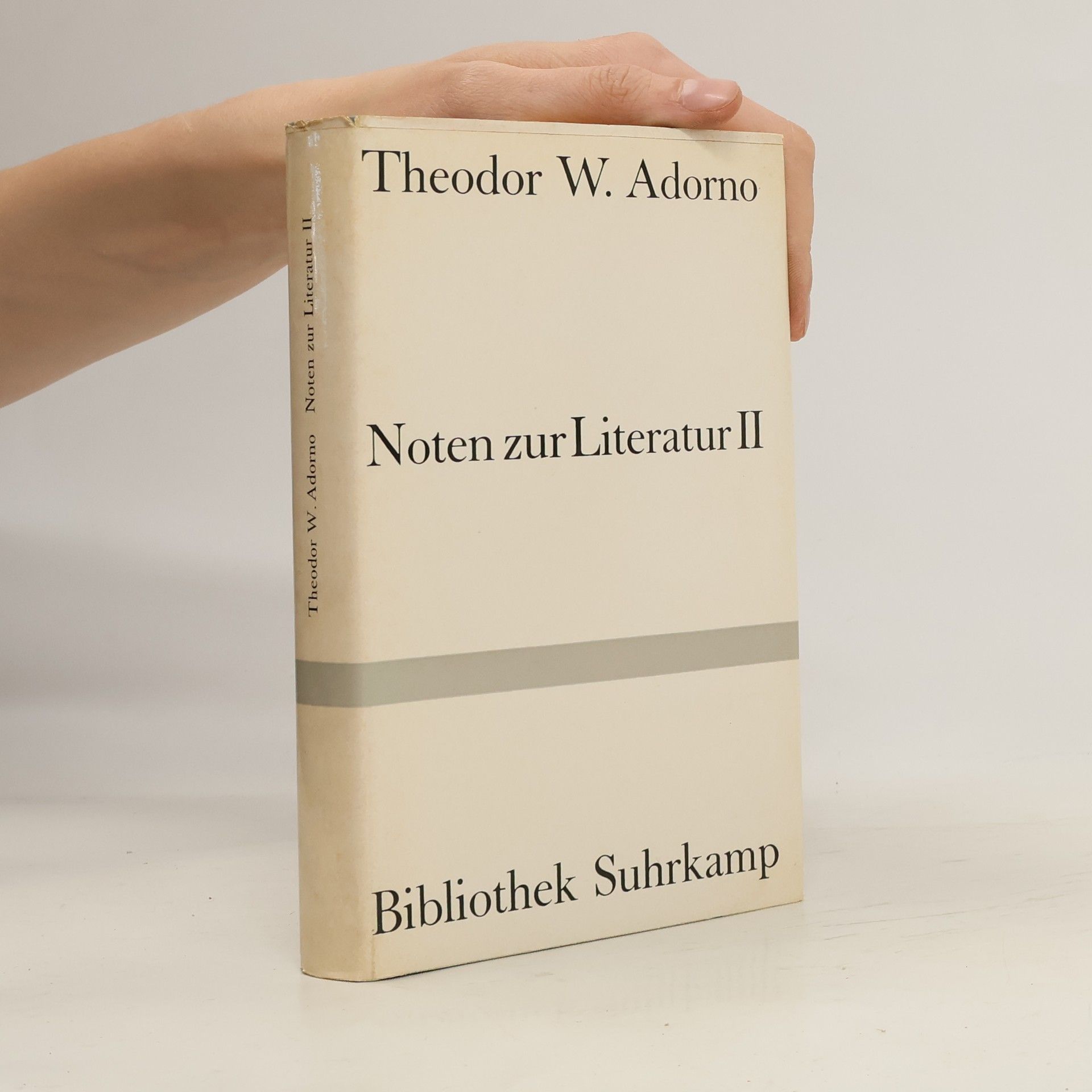 Theodor W. Adorno Noten zur Literatur II.