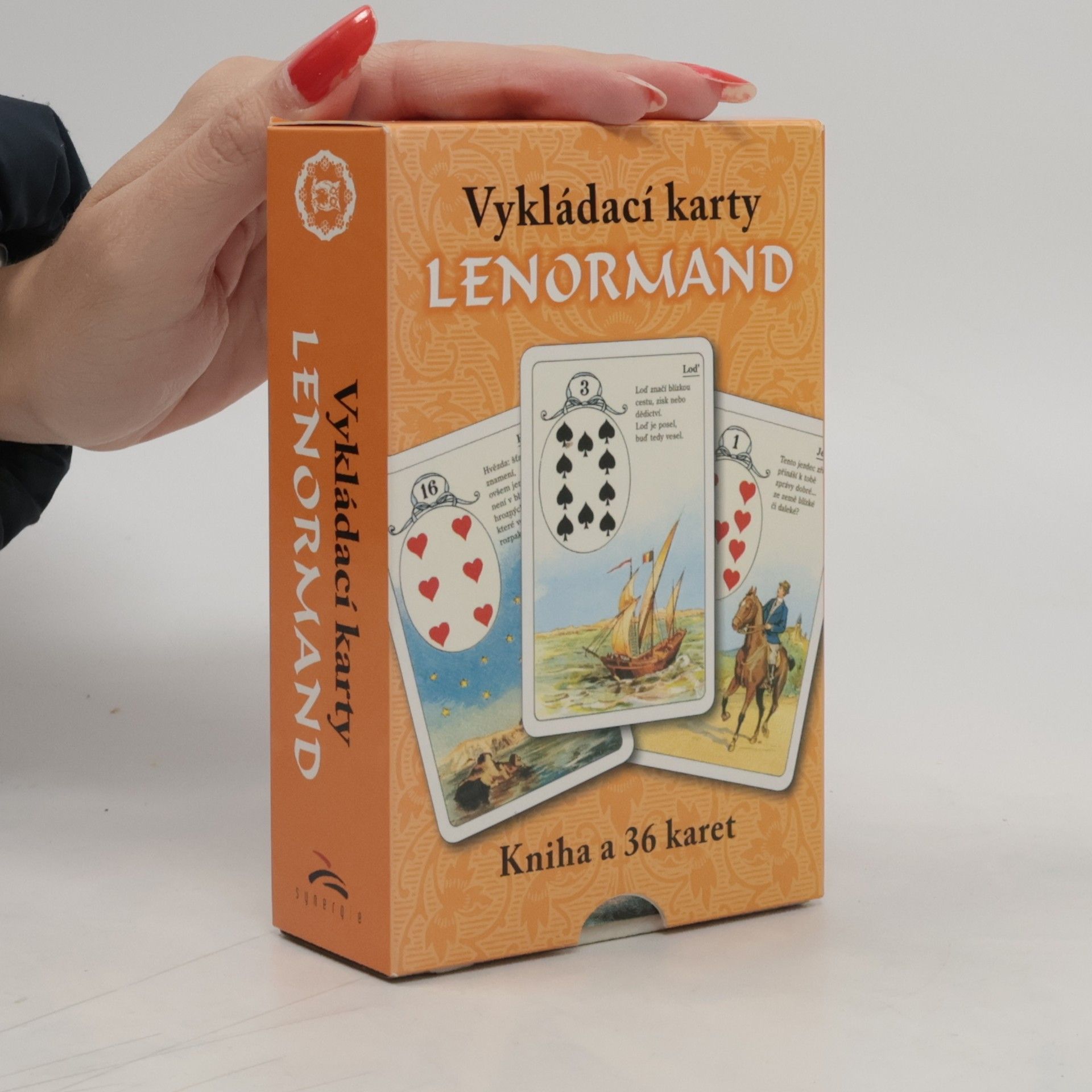 Erna Droesbeke von Enge Lenormand vykládací karty (kniha + 36 karet)