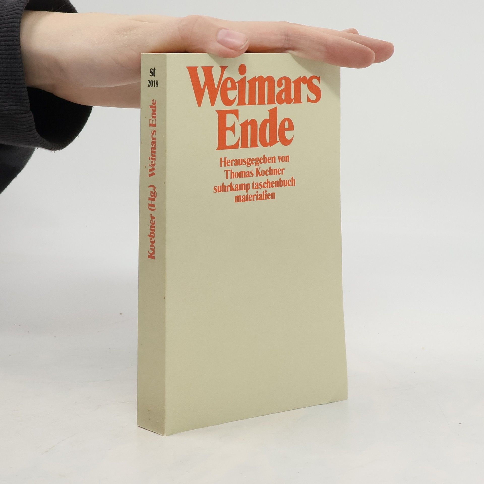 Thomas Koebner Weimars Ende