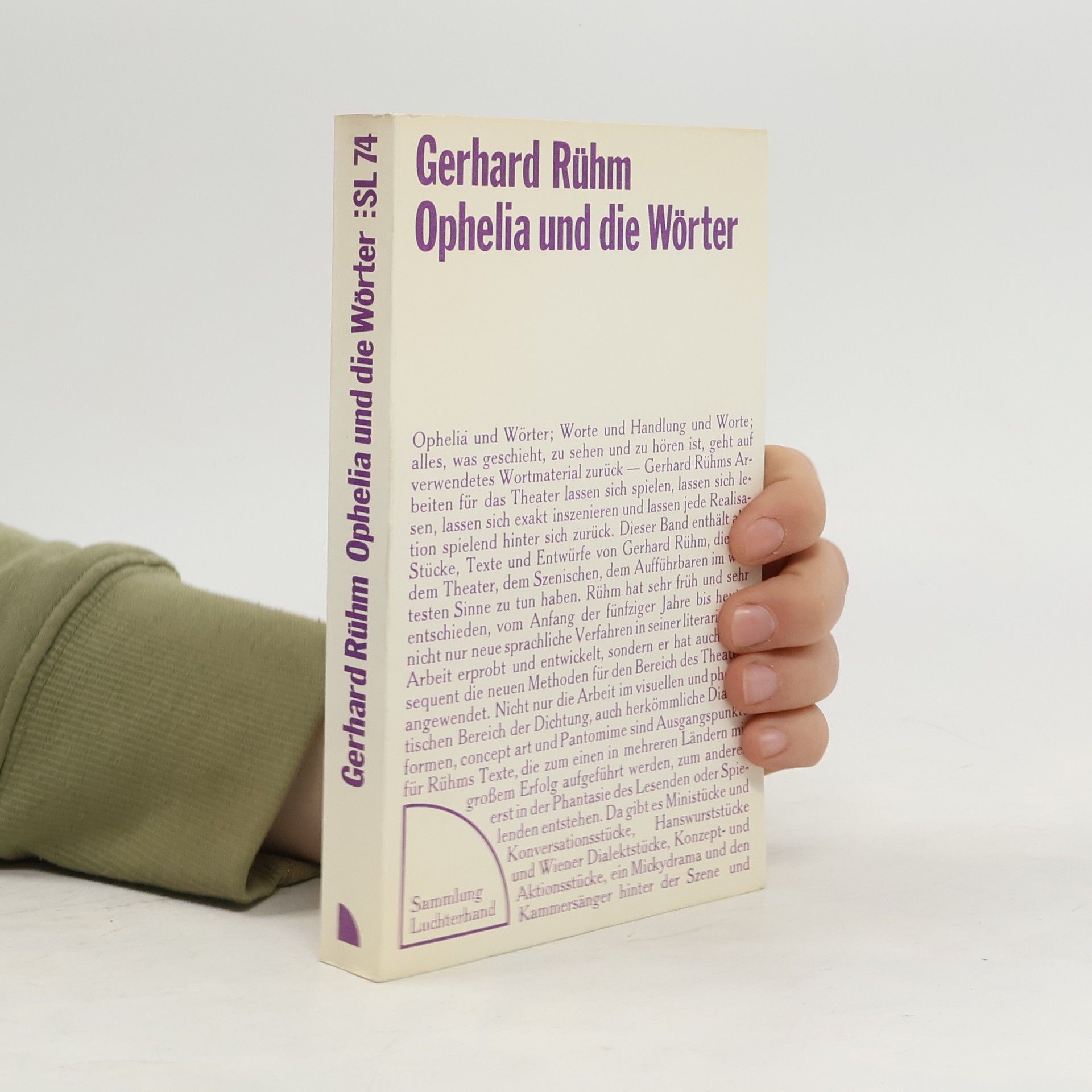 Gerhard Rühm Ophelia und die Wörter