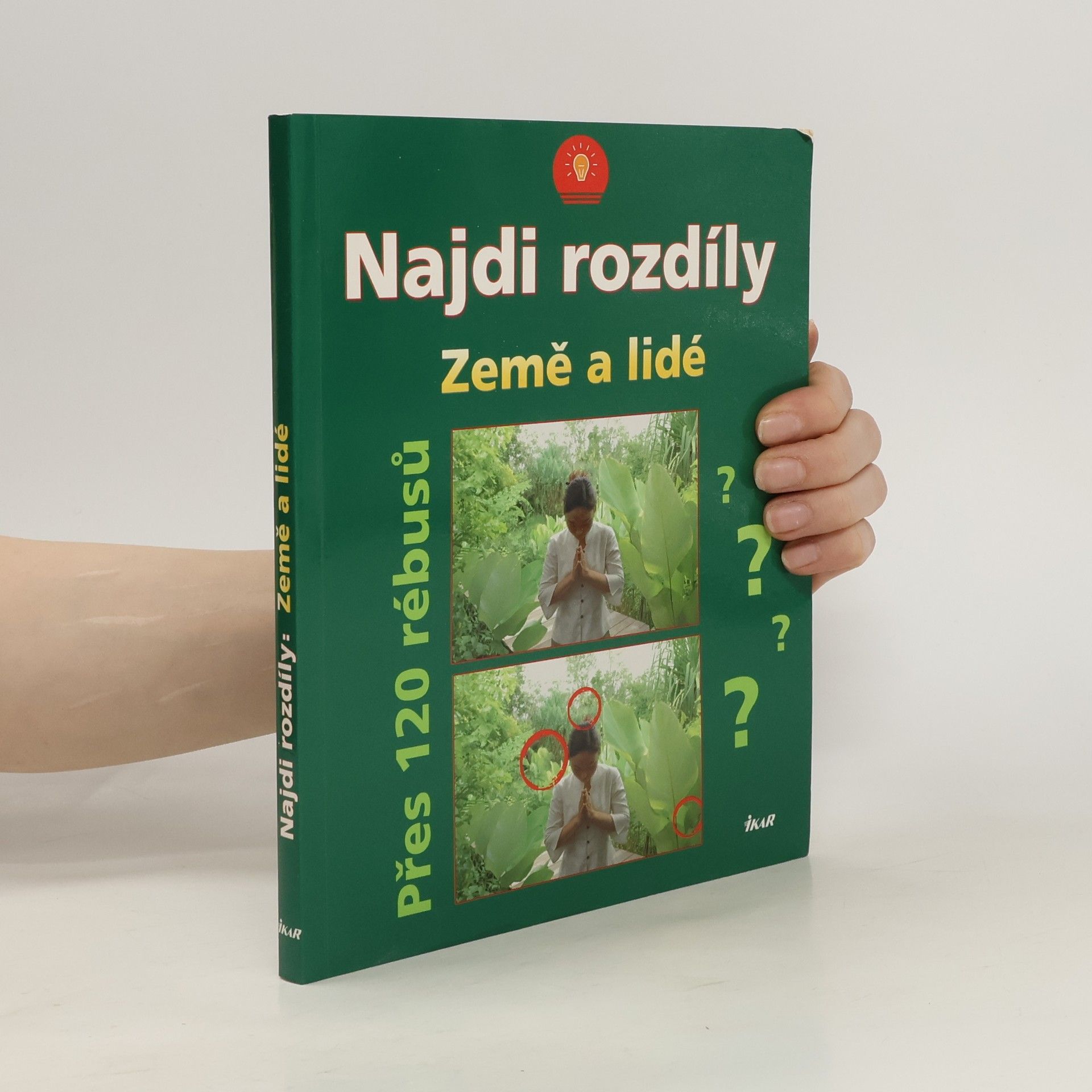Alena Bezděková Najdi rozdíly. Země a lidé. Přes 120 rébusů