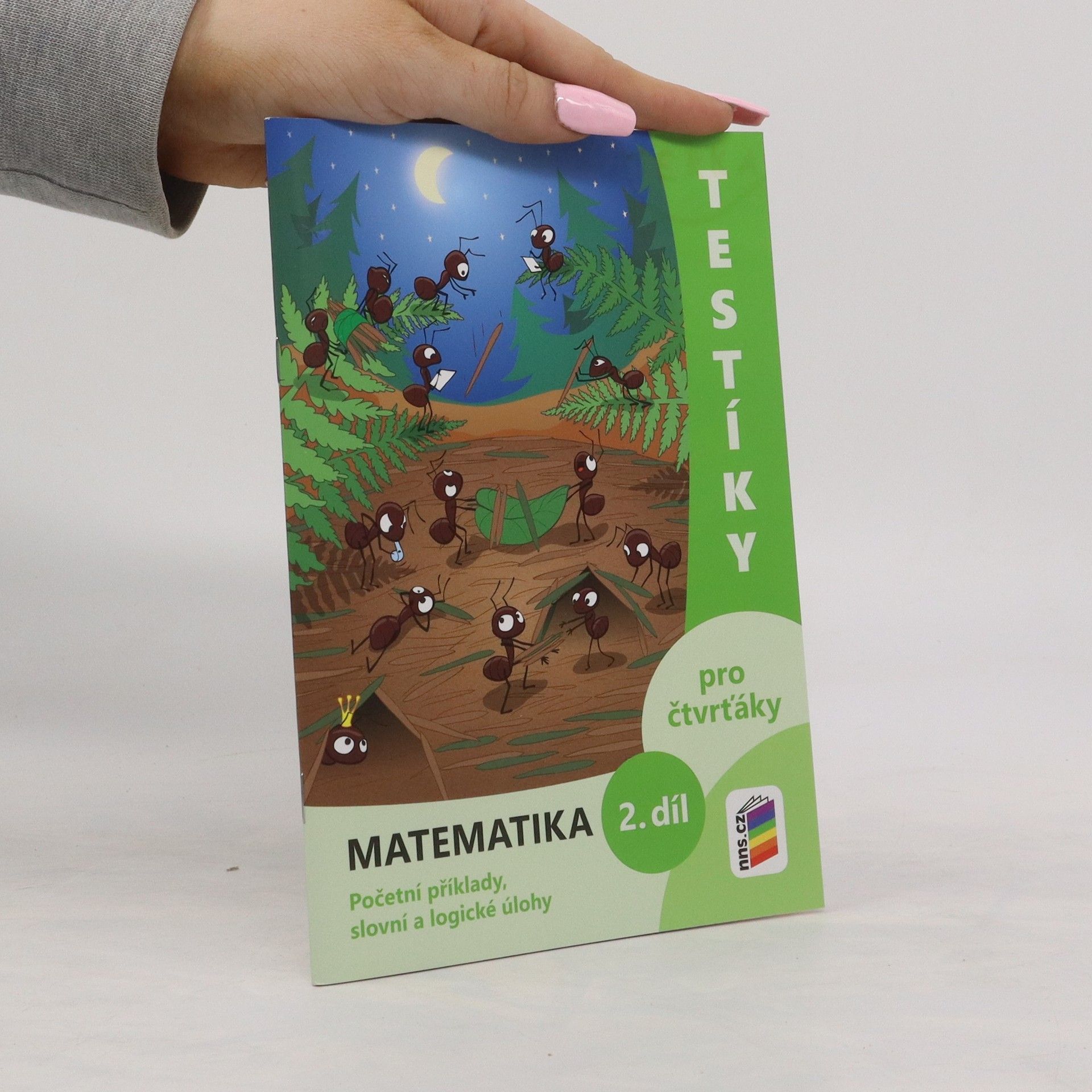 Collectif d'auteurs Testíky pro čtvrťáky – matematika, 2. díl (barevný pracovní sešit)