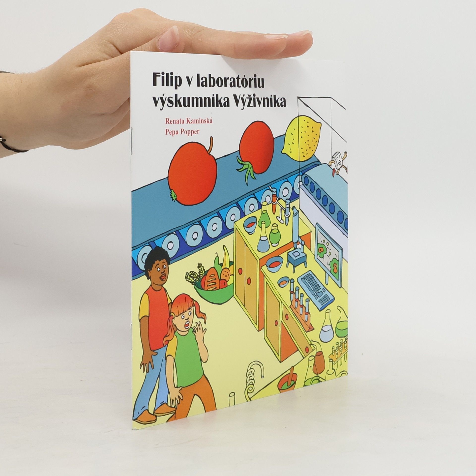 Renata Kaminská Filip v laborátori výskumníka Výživníka