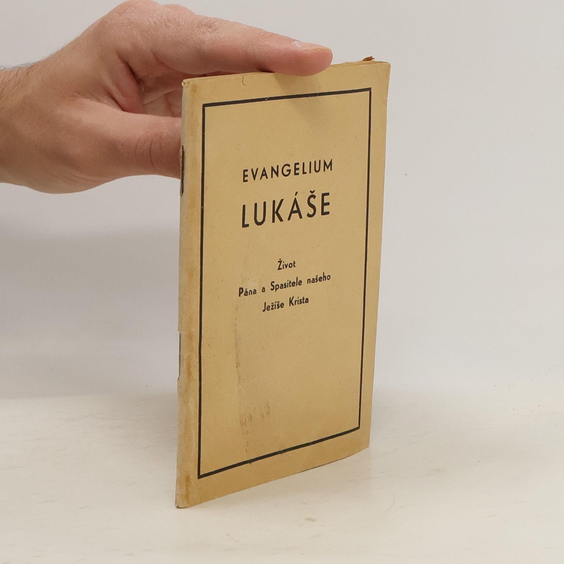 Lukáš Evangelium podle sepsání svatého Lukáše