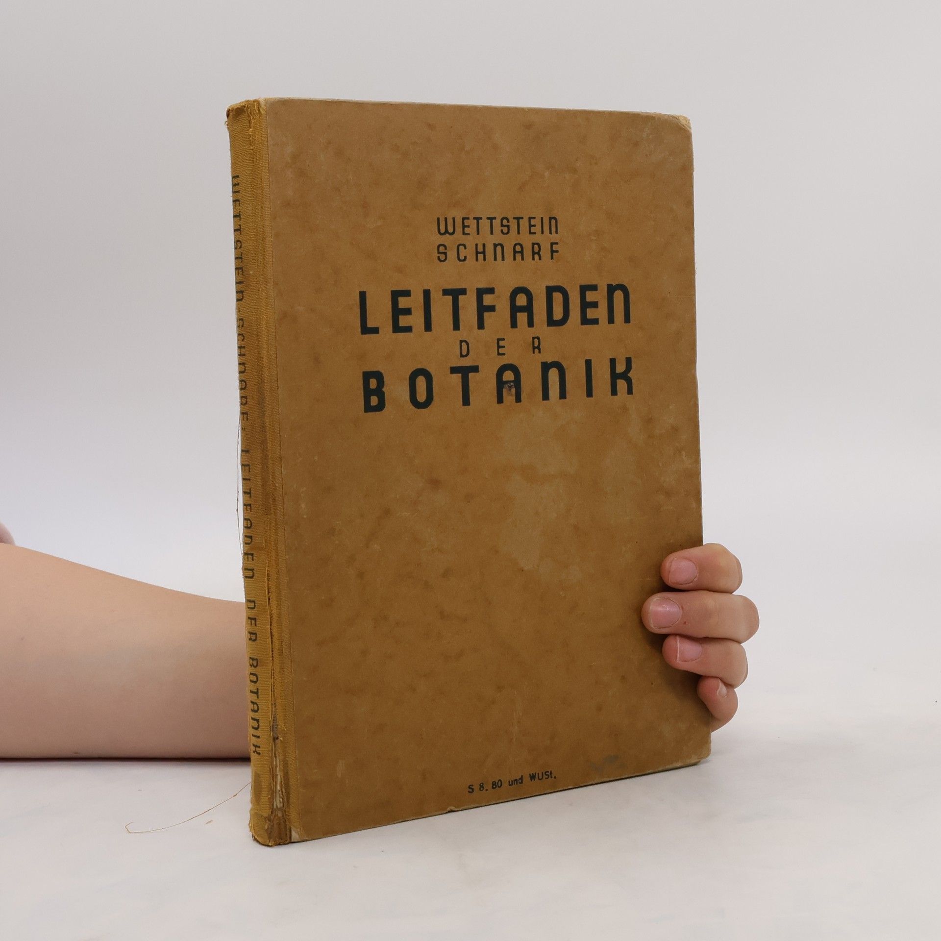 Richard Wettstein Leitfaden der Botanik