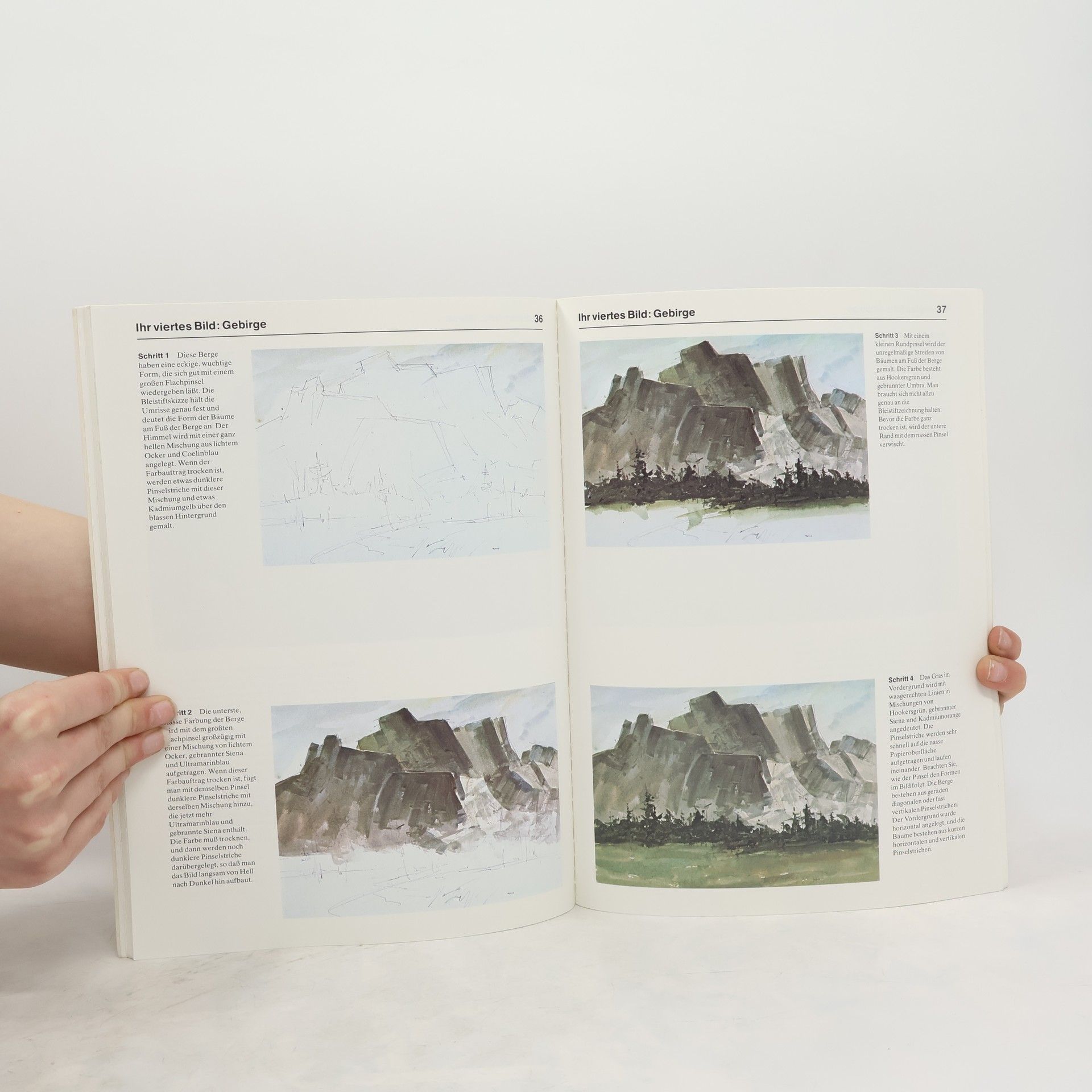 Wendon Blake Landschaften in Aquarell