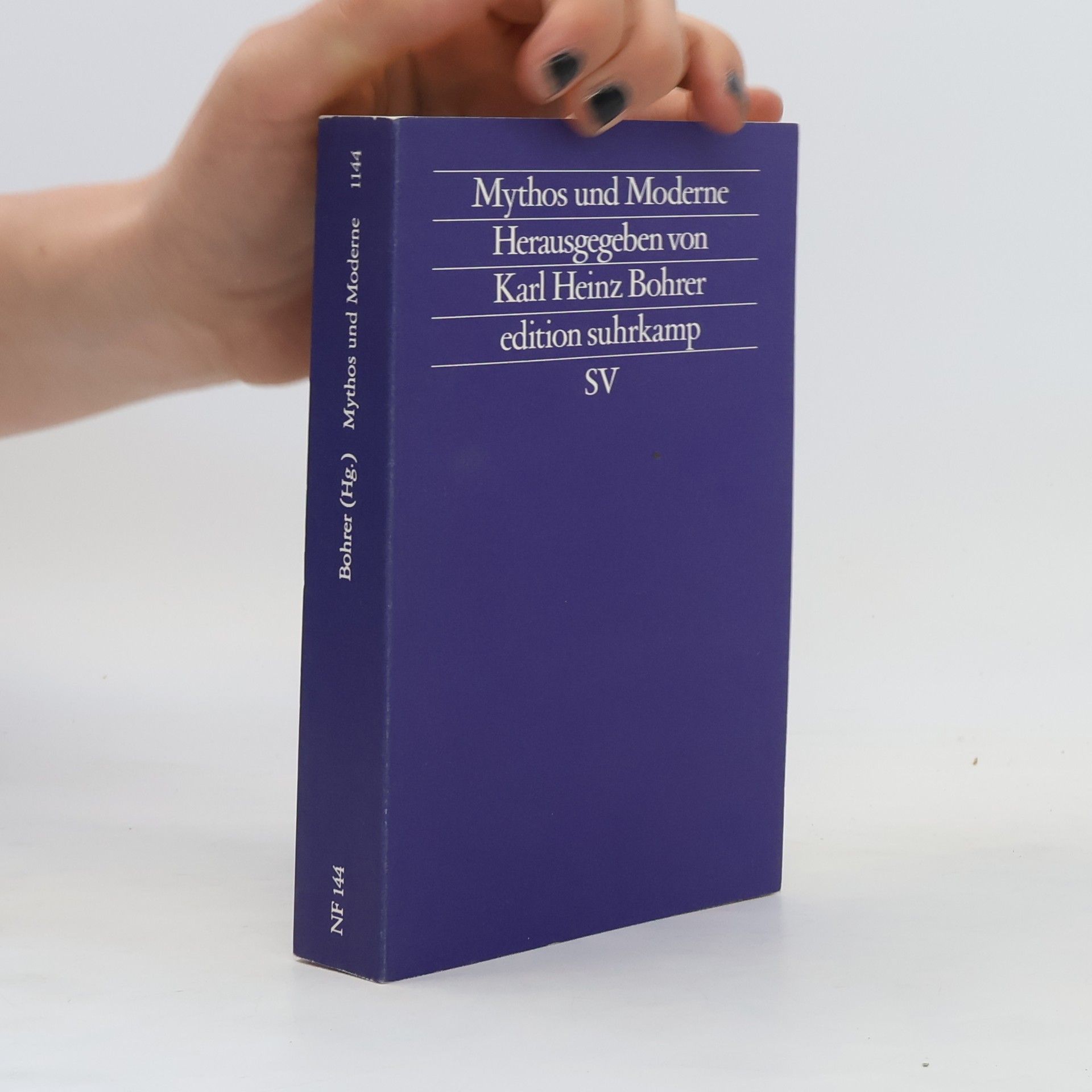 Karl Heinz Bohrer Mythos und Moderne