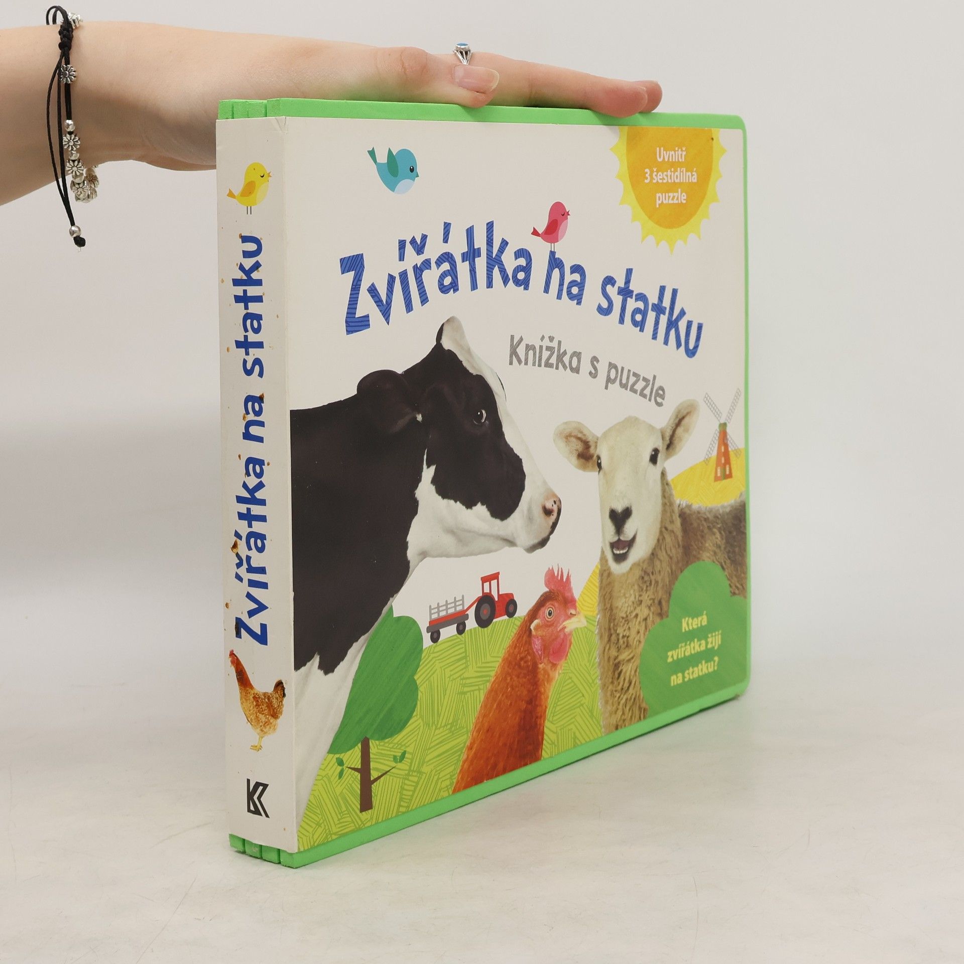 Autorenkollektiv Zvířátka na statku – knížka s puzzle