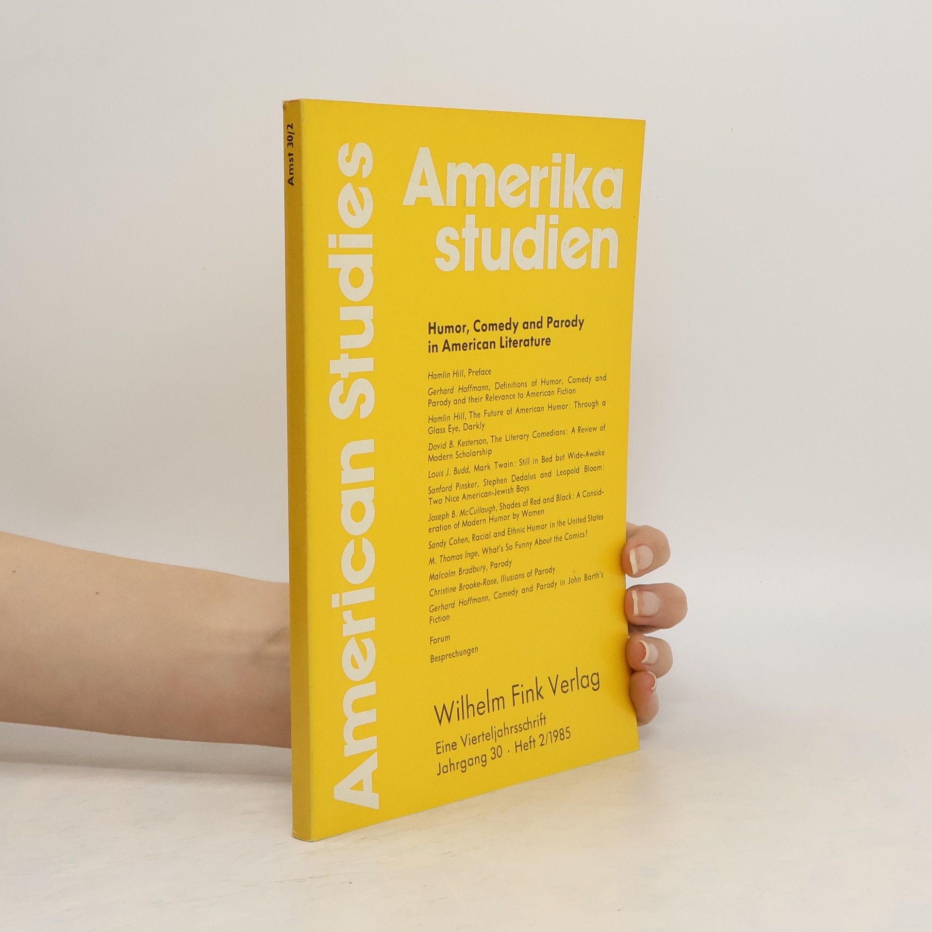 Autorenkollektiv Amerikastudien.  American Studies 2/1985