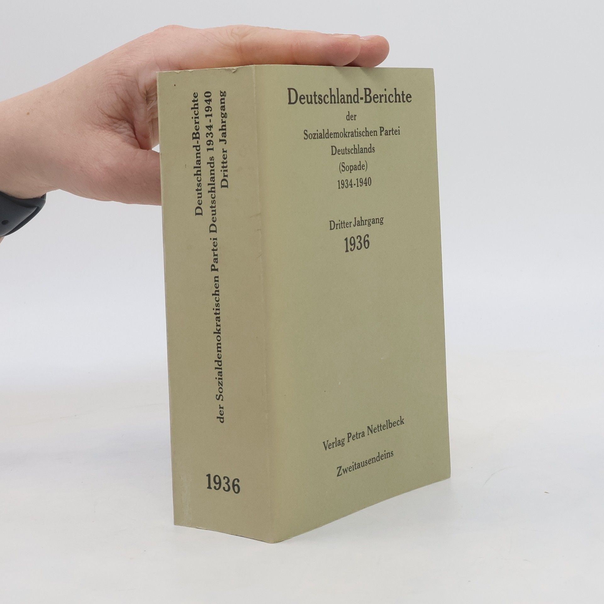 Autorenkollektiv Deutschland Berichte 1936