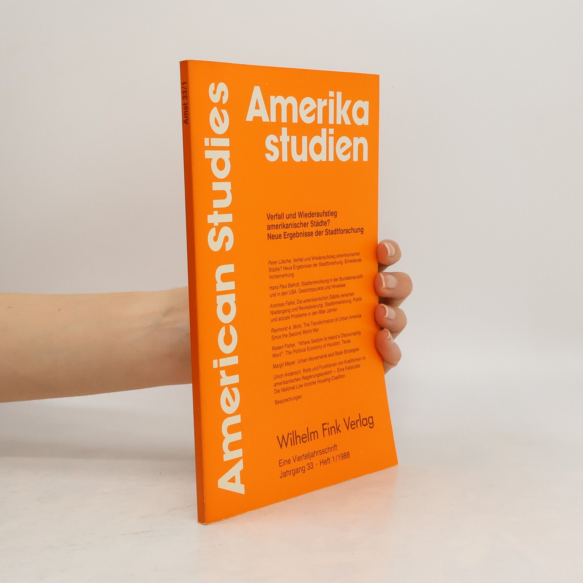 Autorenkollektiv Amerikastudien Heft 1/1998