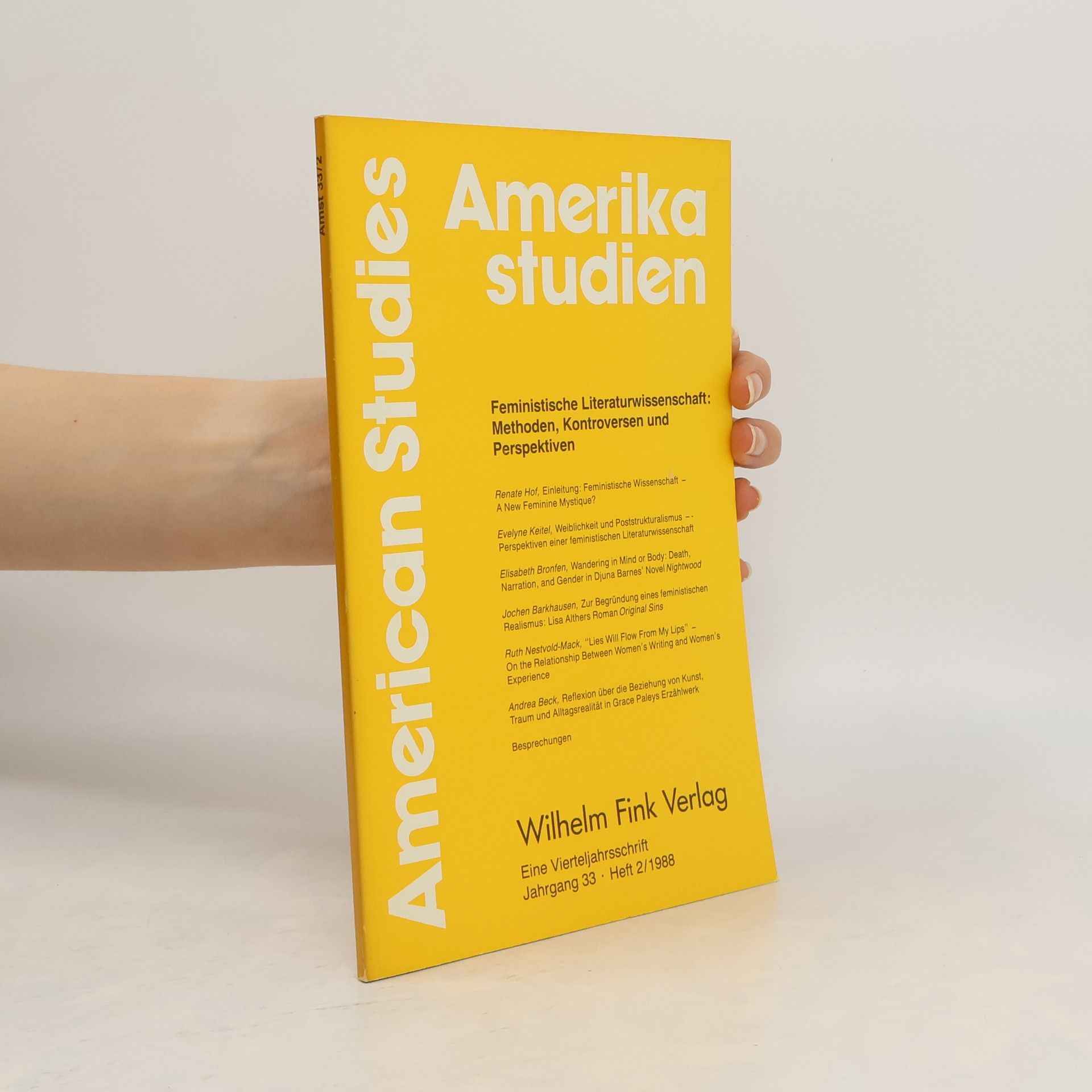 Autorenkollektiv Amerikastudien American Studies 2/1988