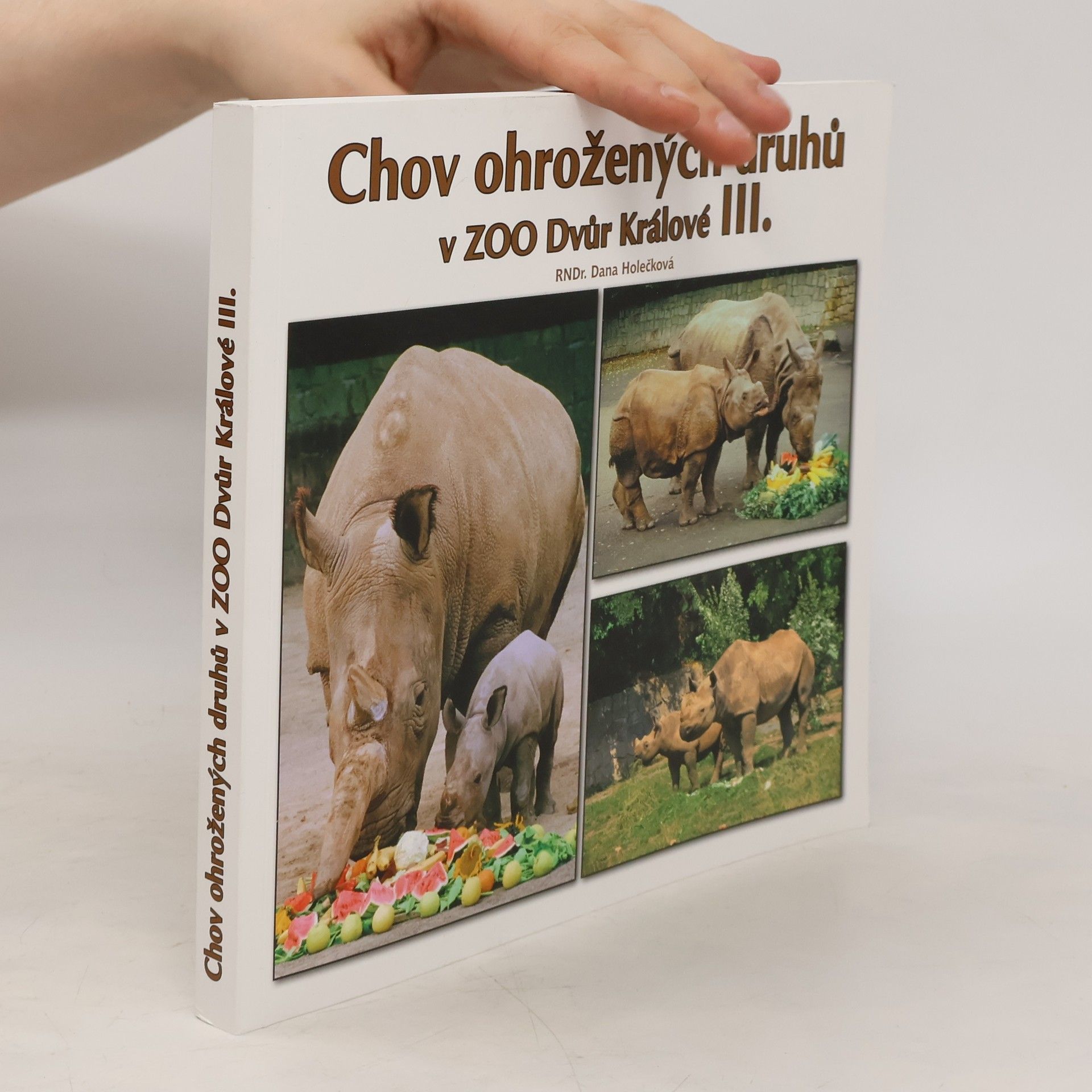 Dana Holečková Chov ohrožených druhů v ZOO Dvůr Králové. III., Nosorožci