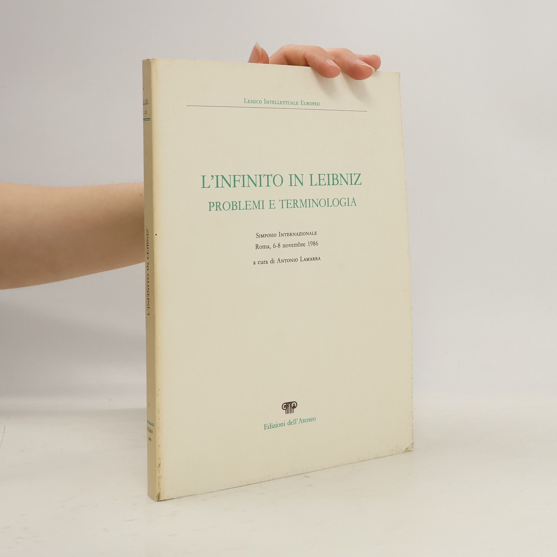 Antonio Lamarra L'Infinito in Leibniz