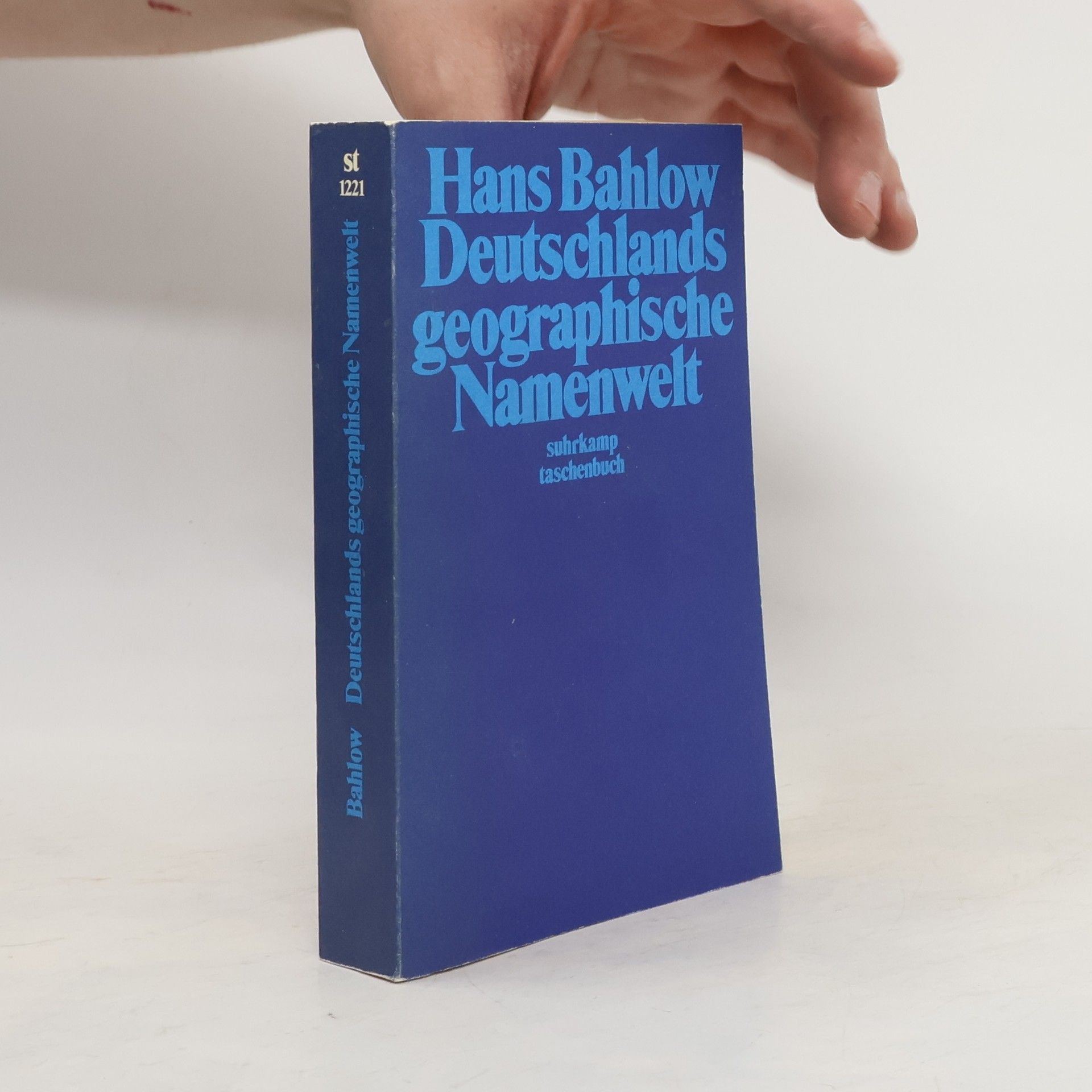 Hans Bahlow Deutschlands geographische Namenwelt