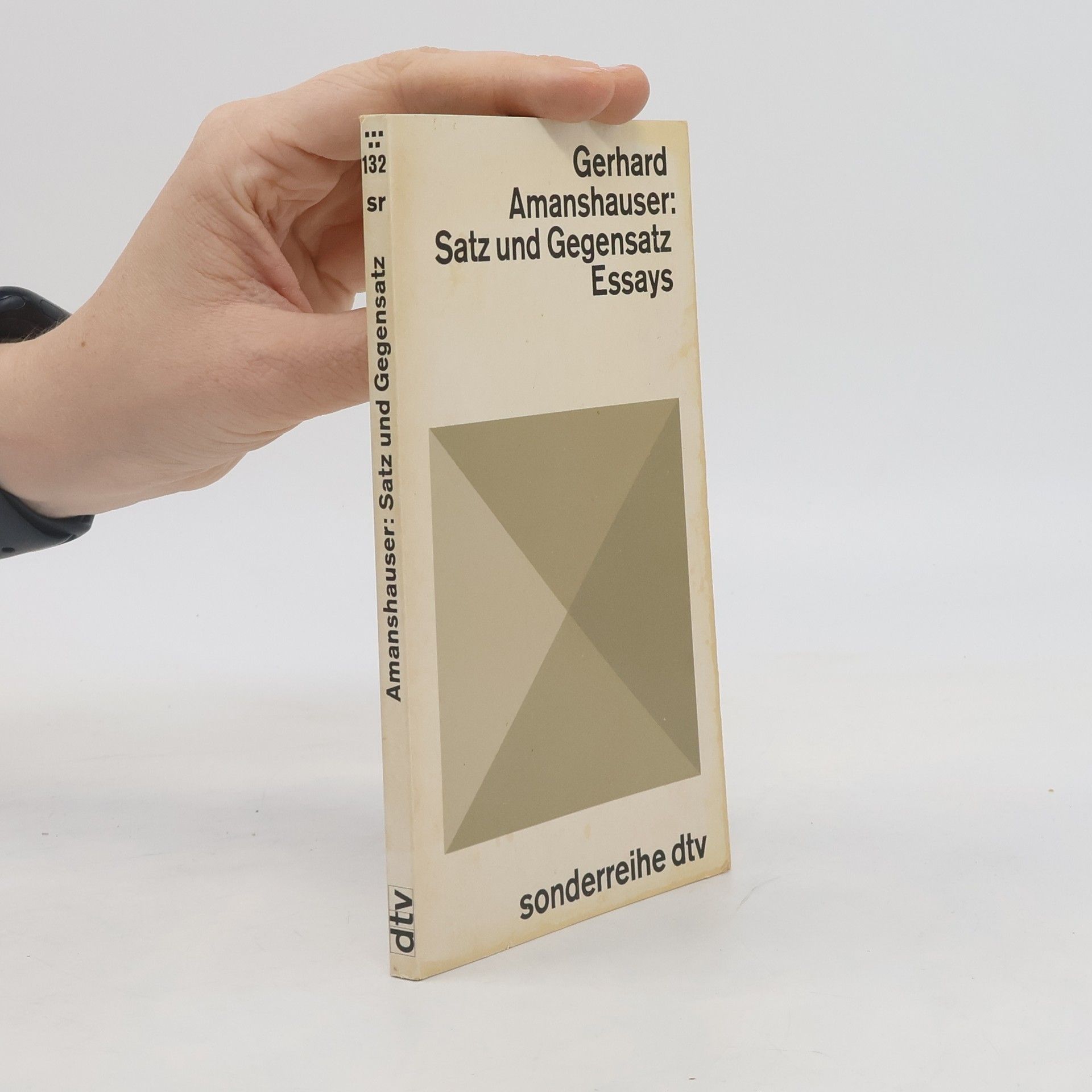 Gerhard Amanshauser Satz und Gegensatz