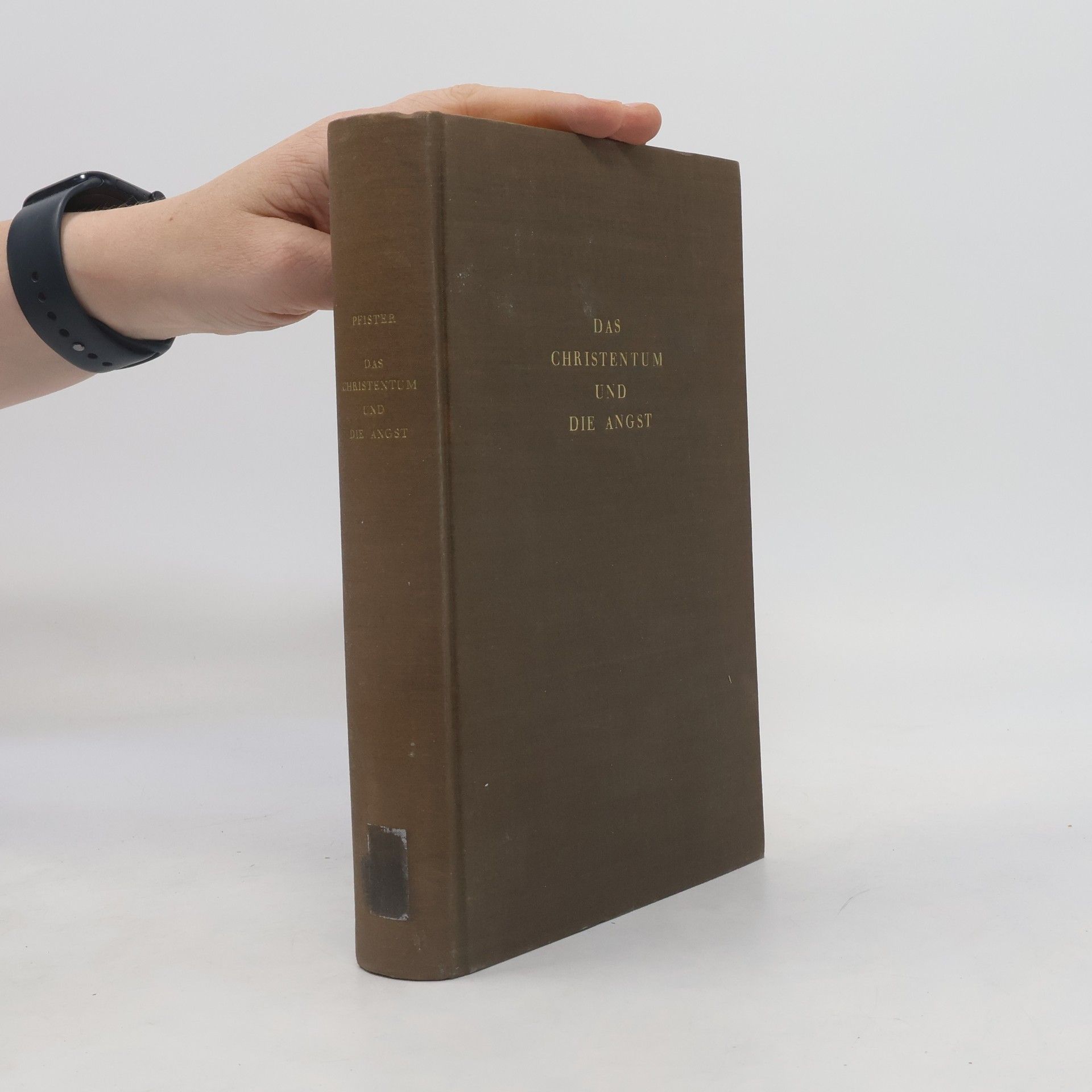 Oskar Pfister Das Christentum und die Angst
